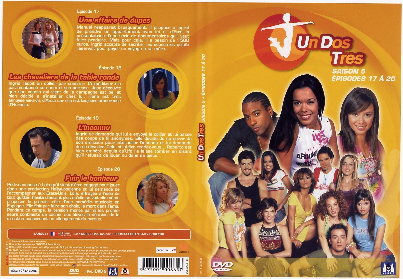 Jaquette DVD Un Dos Tres saison 5 Episodes 17  20
