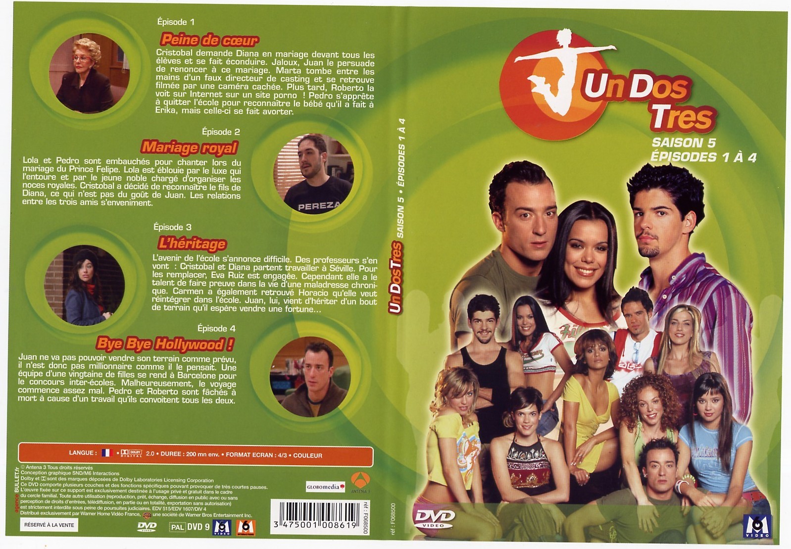 Jaquette DVD Un Dos Tres saison 5 Episodes 1  4