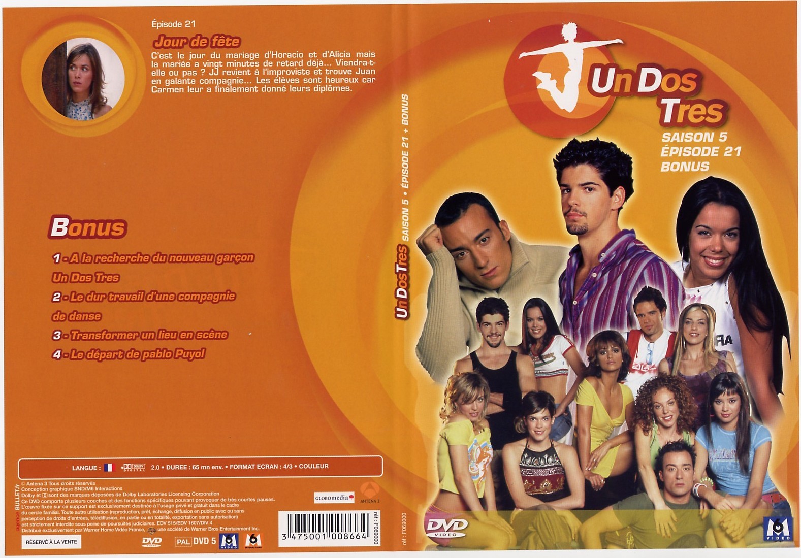 Jaquette DVD Un Dos Tres saison 5 Episodes 21  25