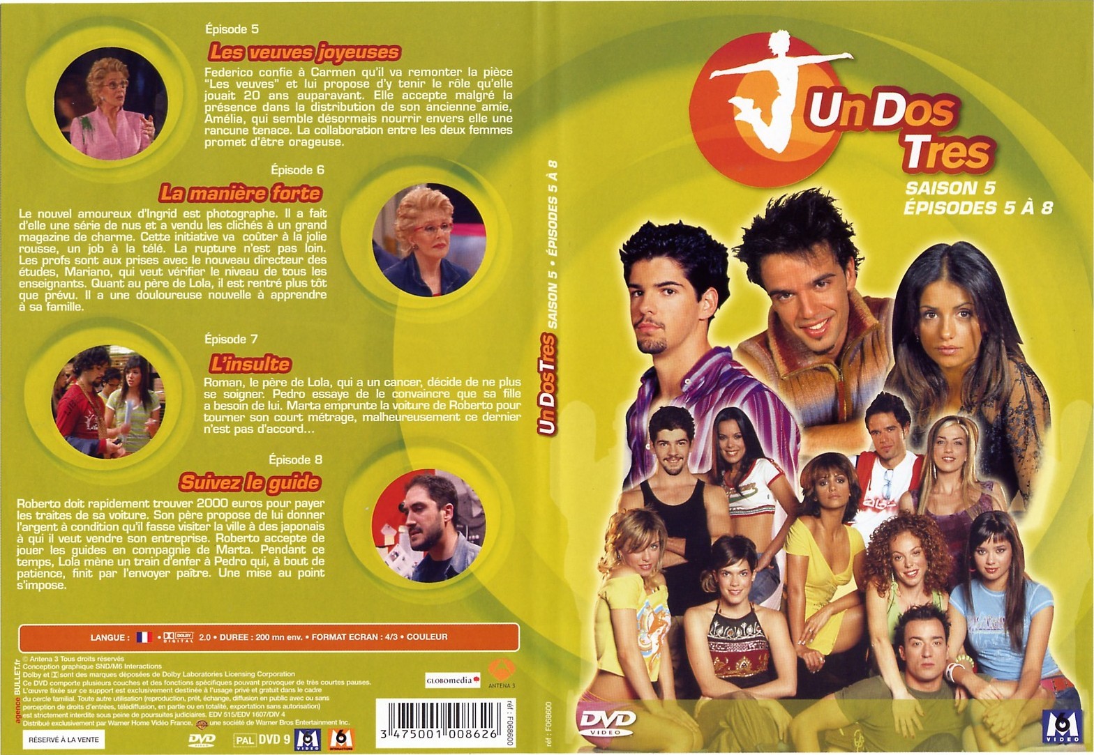 Jaquette DVD Un Dos Tres saison 5 Episodes 5  8
