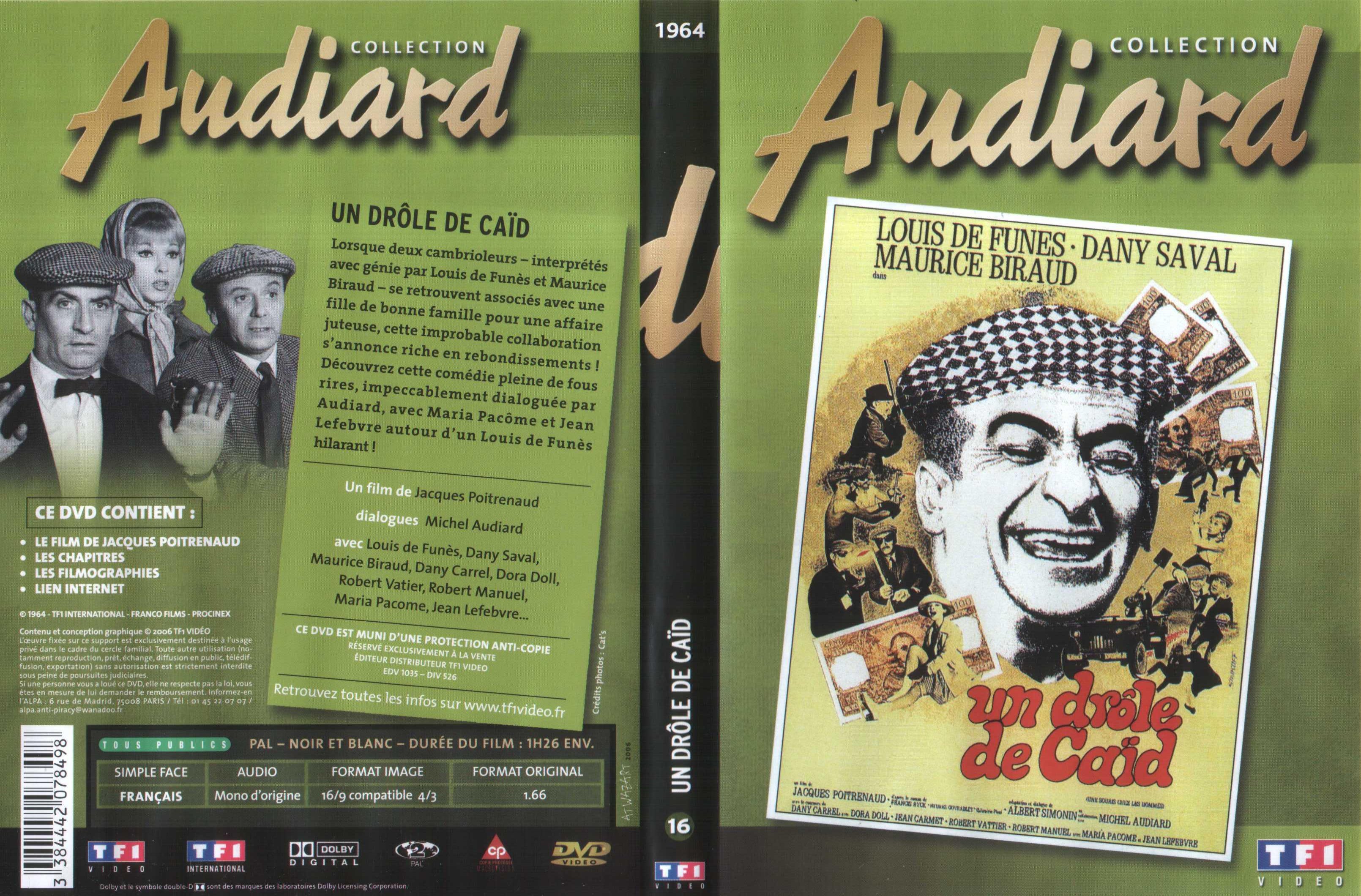 Jaquette DVD Un Drole de caid v2