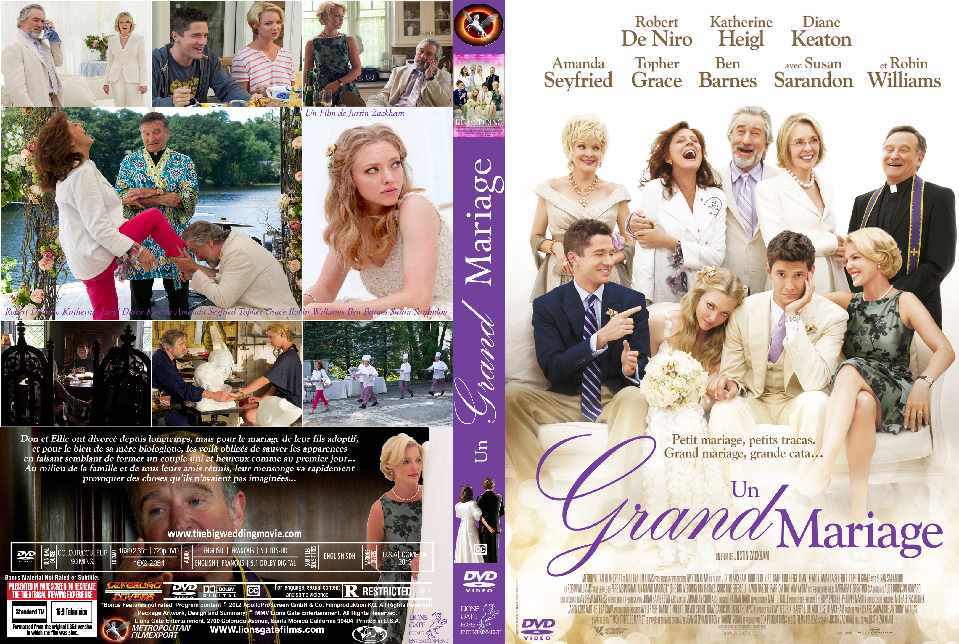 Jaquette DVD Un Grand Mariage custom