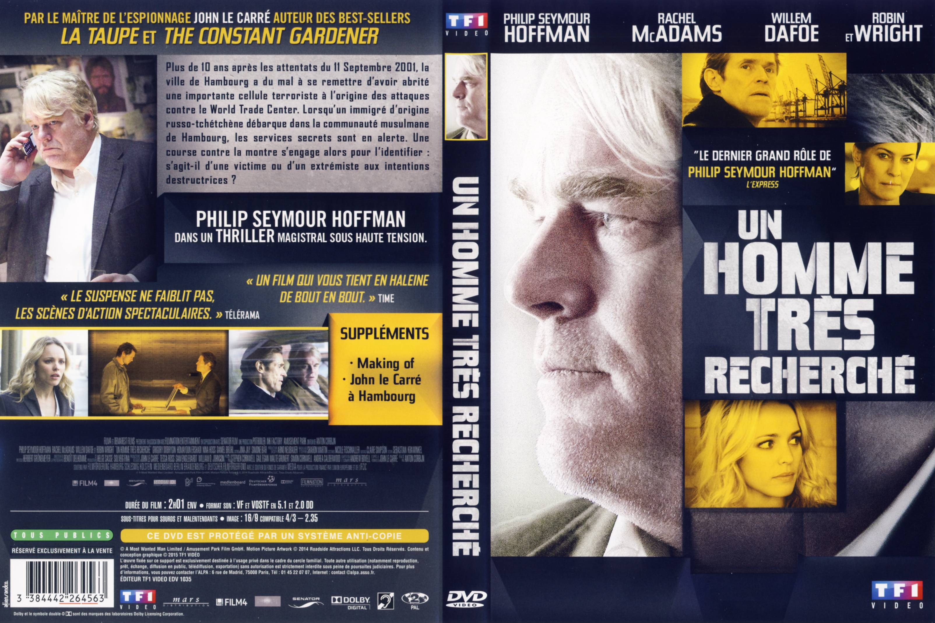 Jaquette DVD Un Homme trs recherch