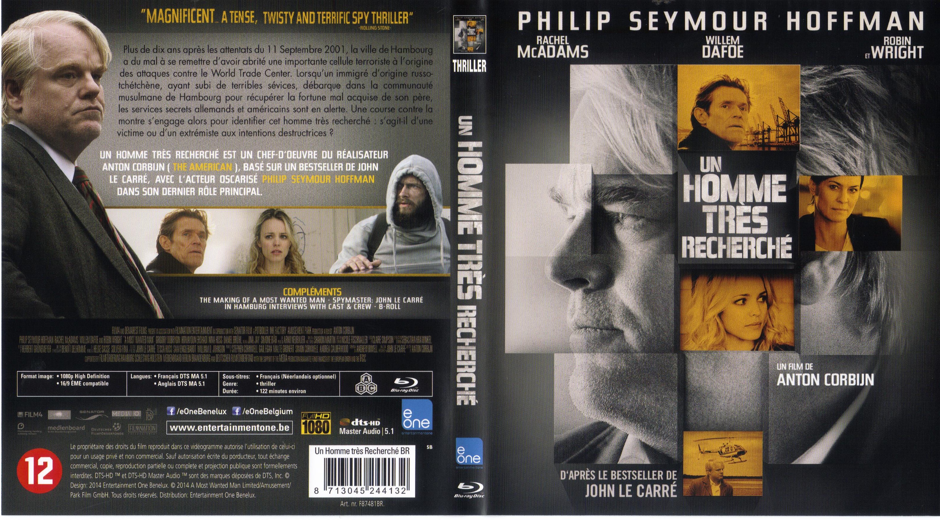 Jaquette DVD Un Homme trs recherch (BLU-RAY)