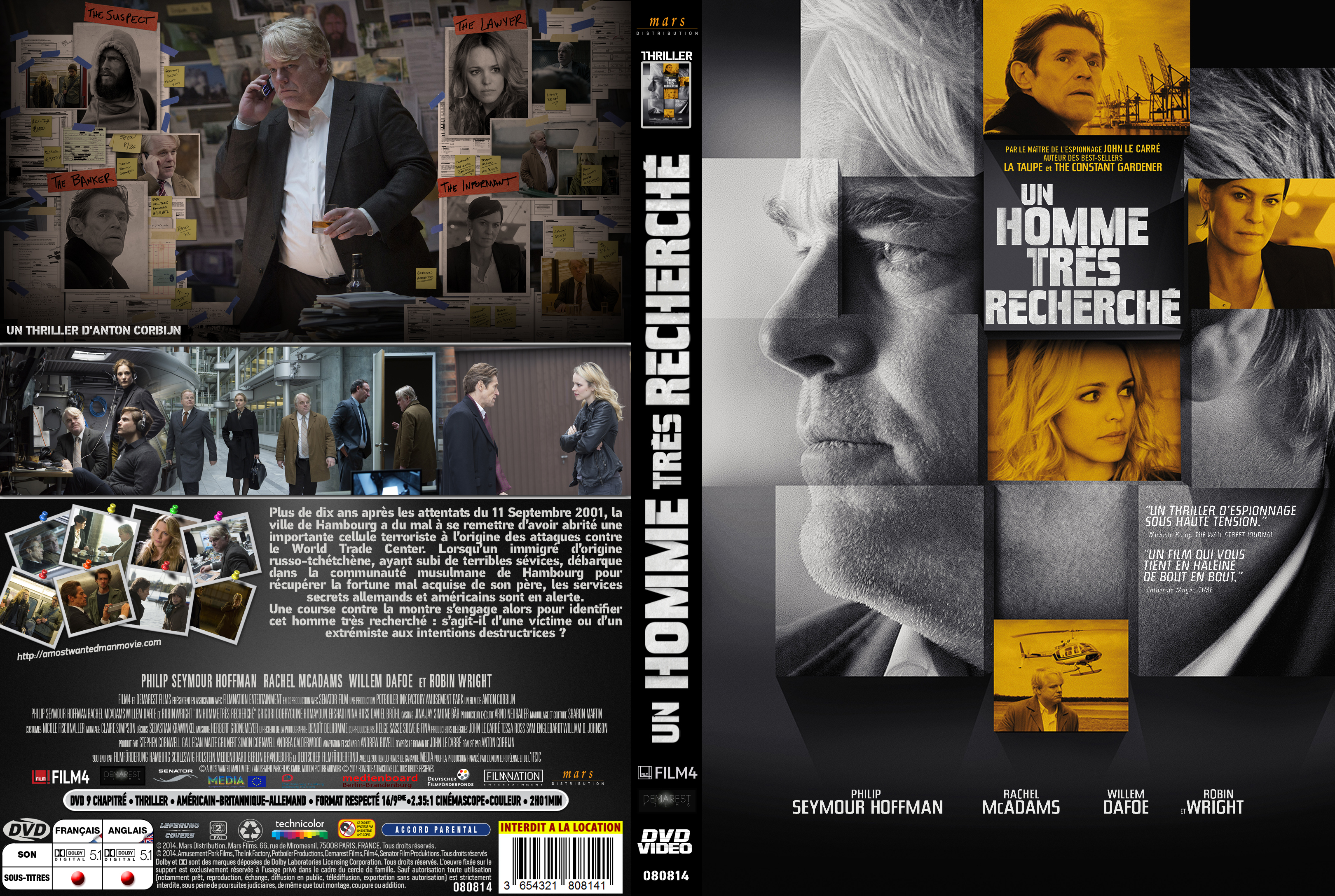 Jaquette DVD Un Homme trs recherch custom