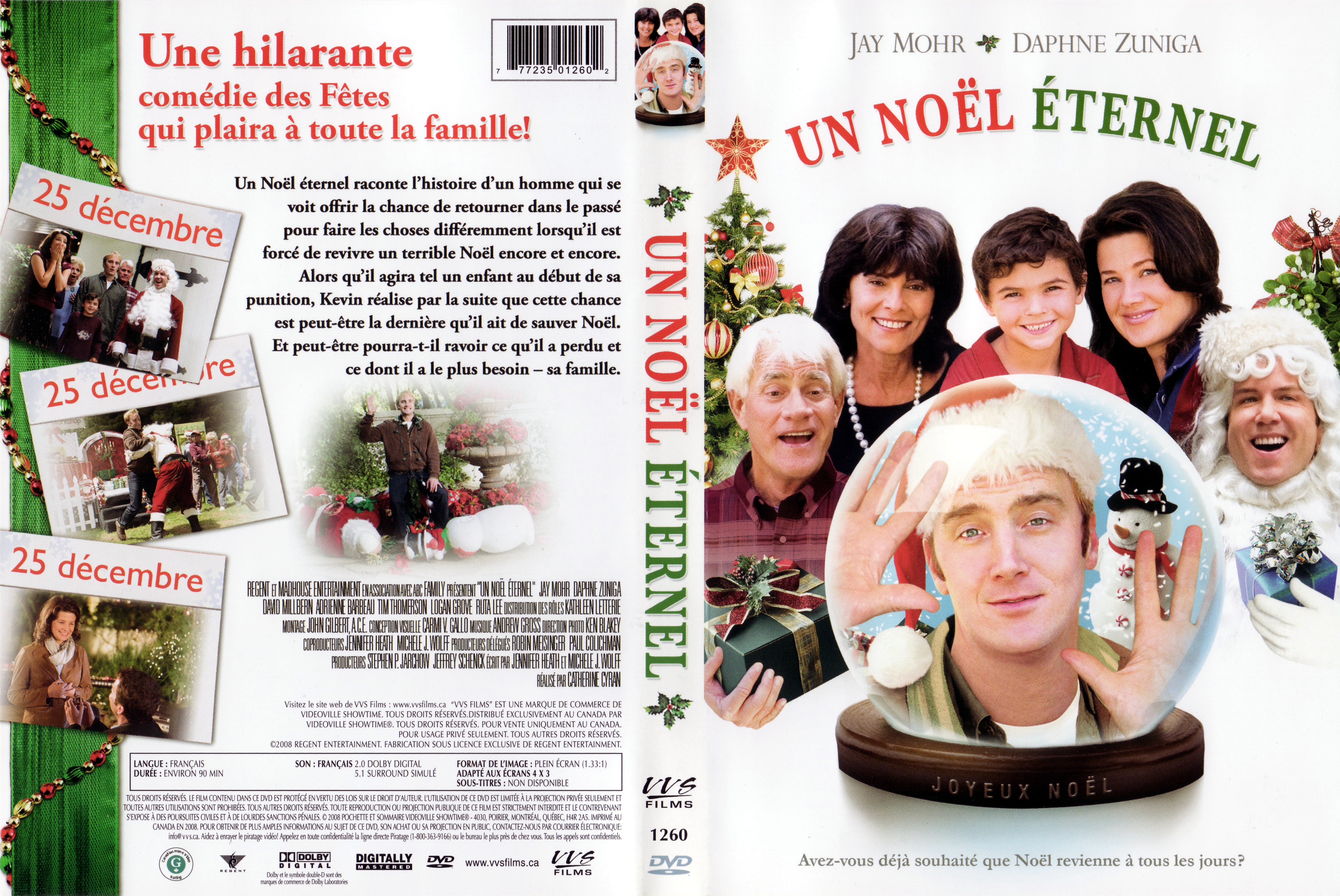 Jaquette DVD Un Noel ternel (Canadienne)
