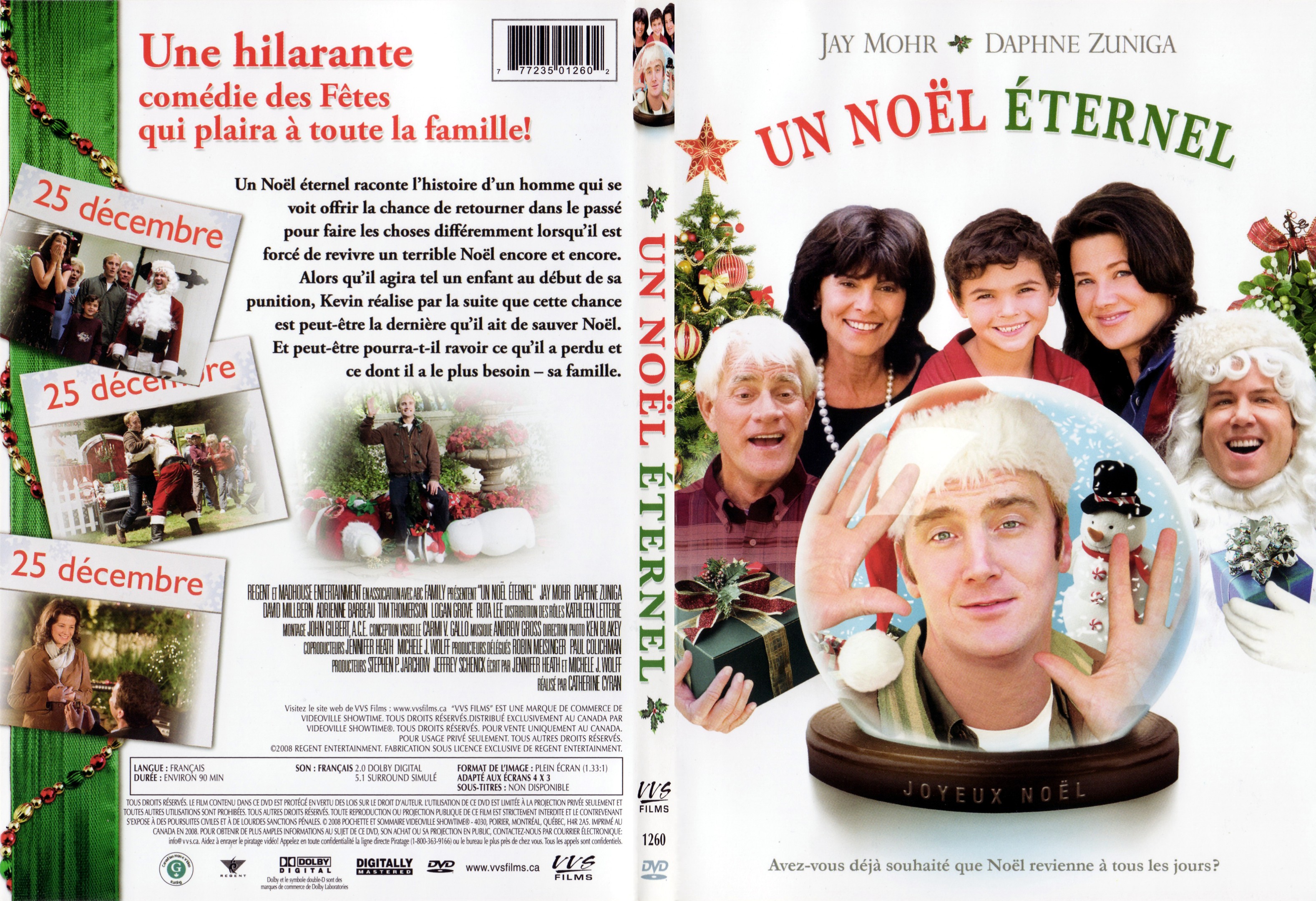 Jaquette DVD Un Noel ternel - SLIM