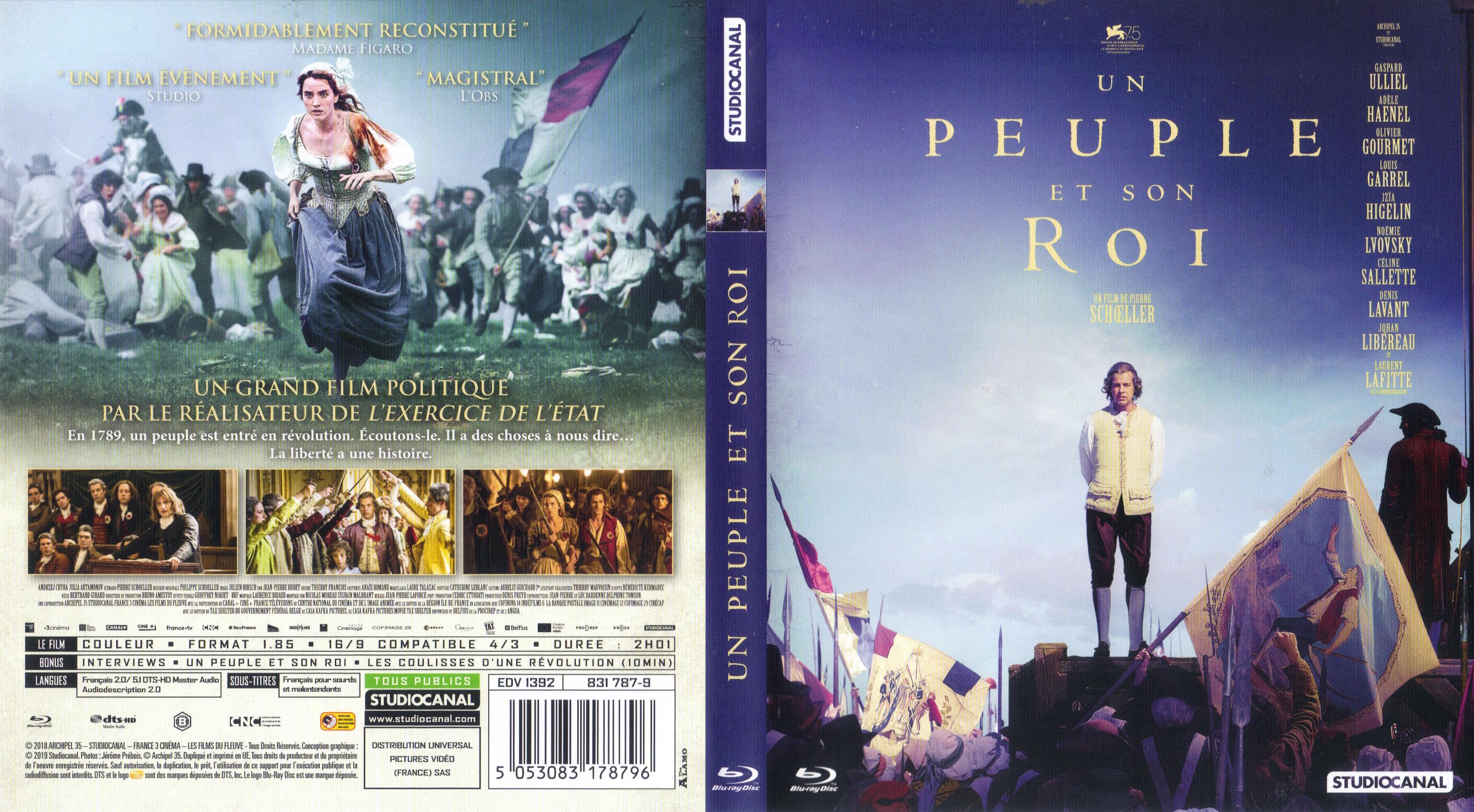 Jaquette DVD Un Peuple et son roi (BLU-RAY)