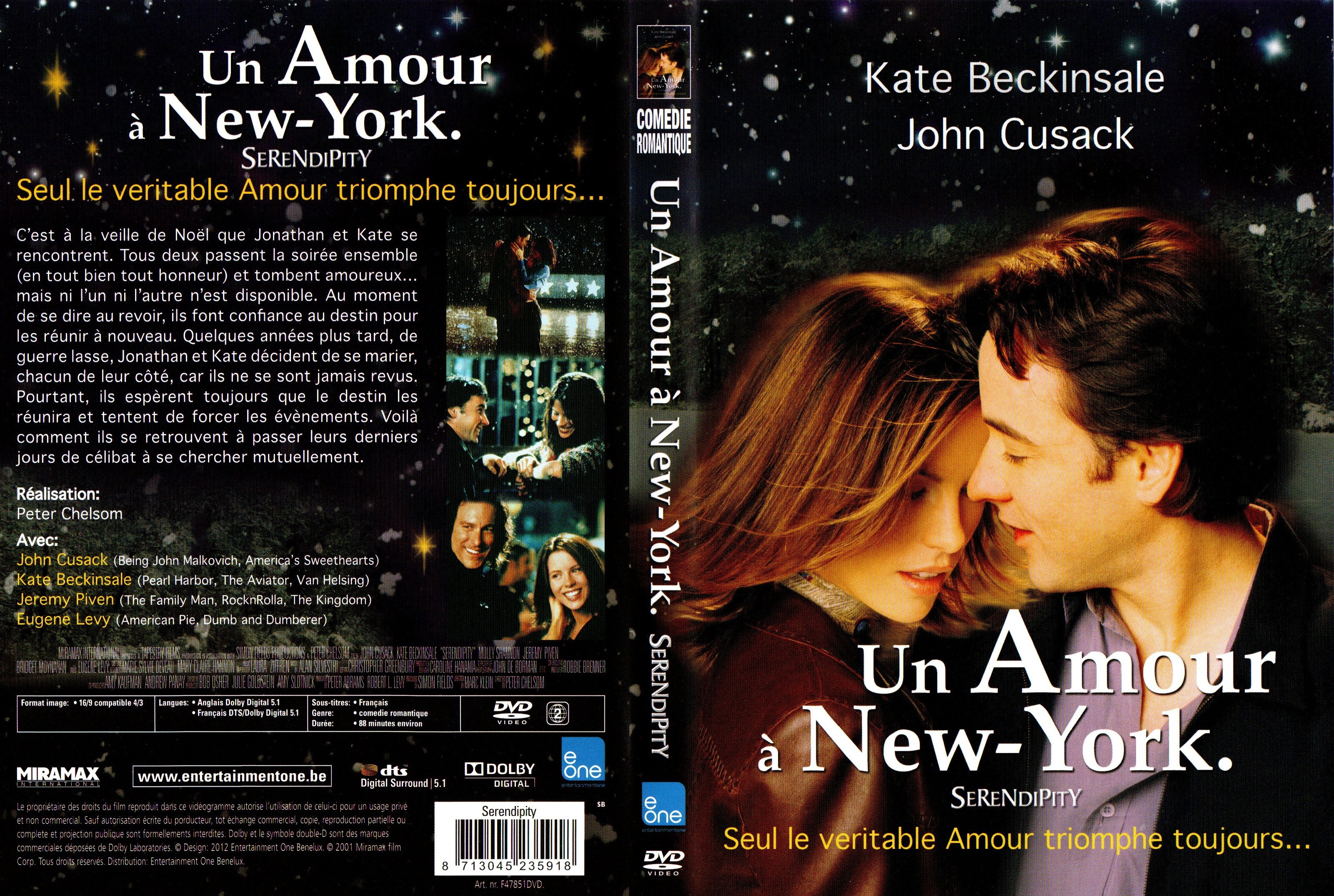 Un Amour à New York Jaquette DVD de Un amour à New York - Cinéma Passion