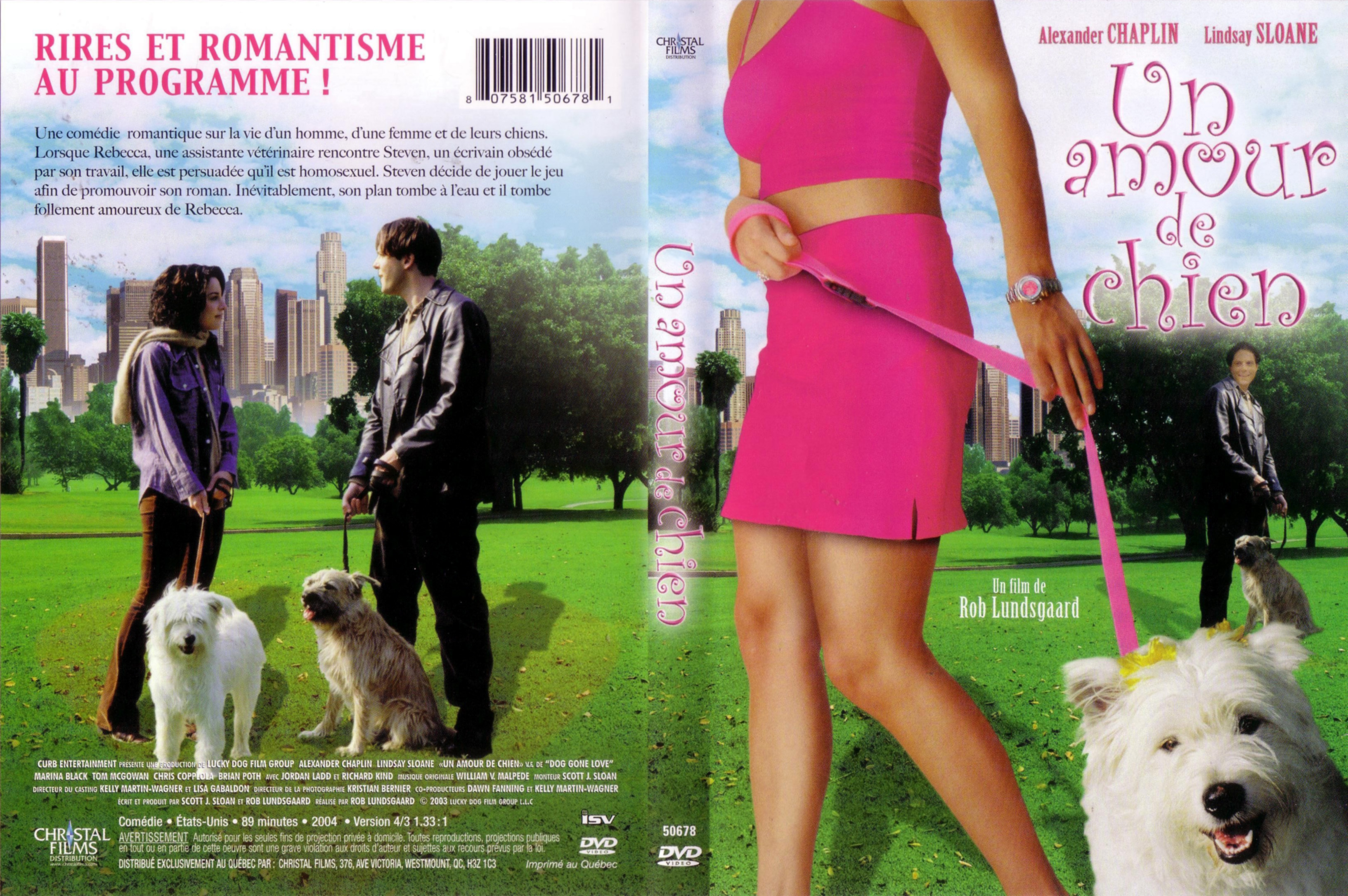 Jaquette DVD Un amour de chien (2003)