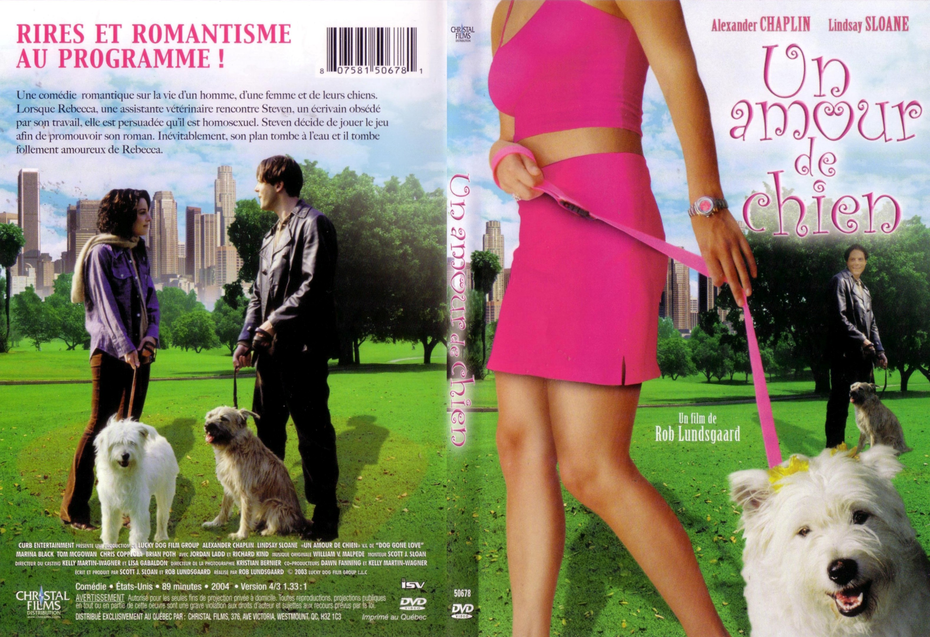 Jaquette DVD Un amour de chien (2003) - SLIM