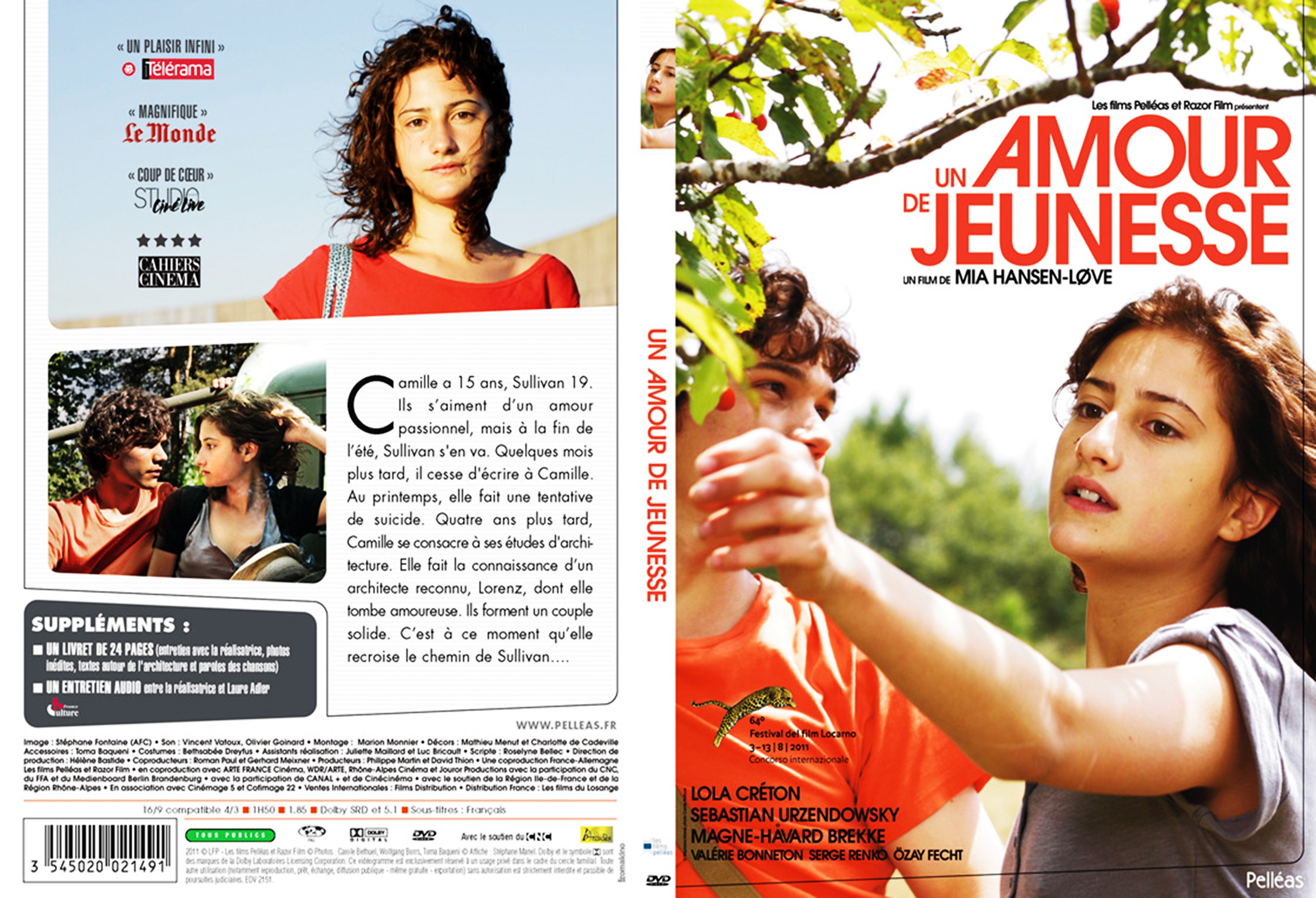 Jaquette DVD Un amour de jeunesse