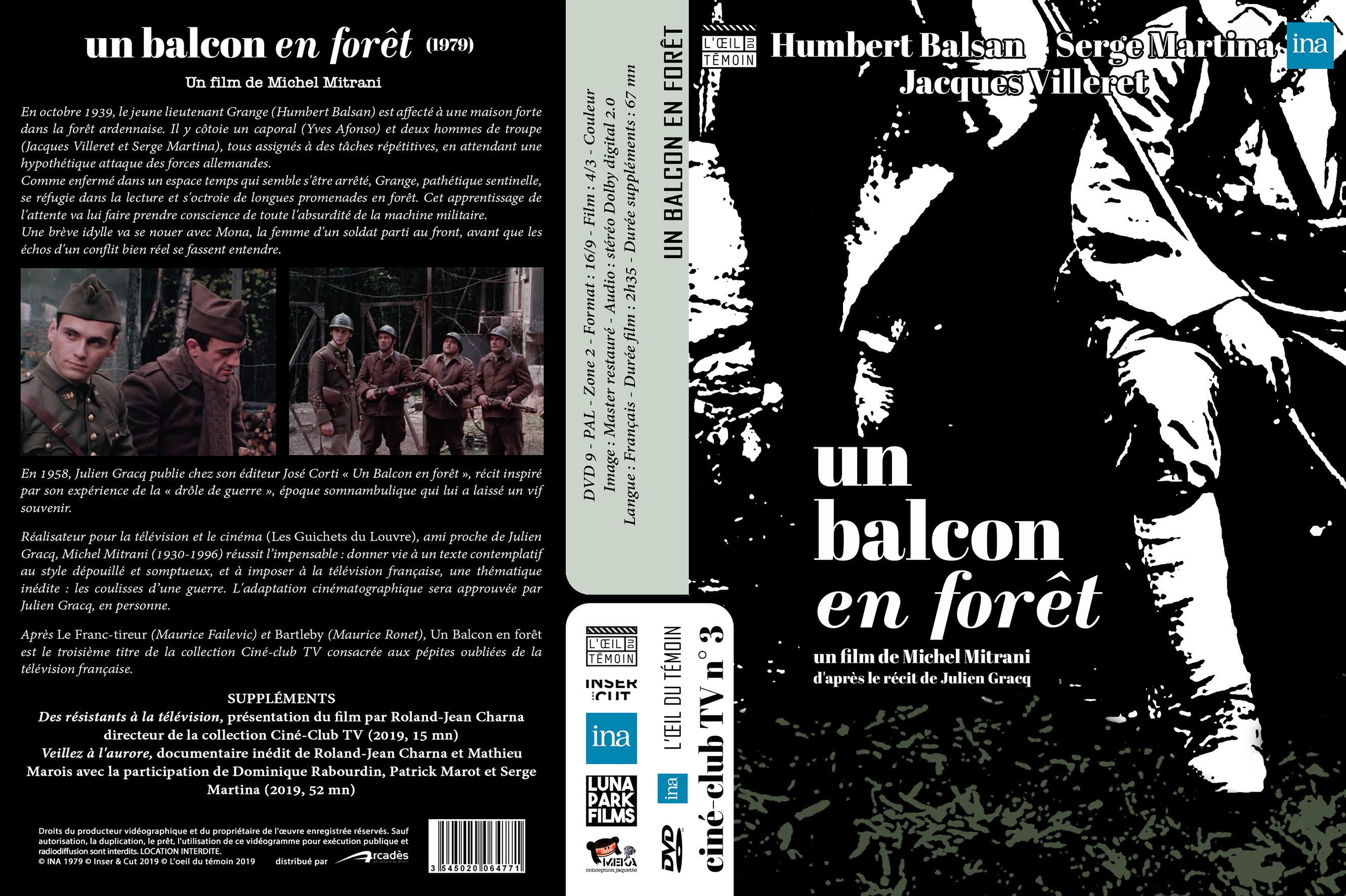 Jaquette DVD Un balcon en foret