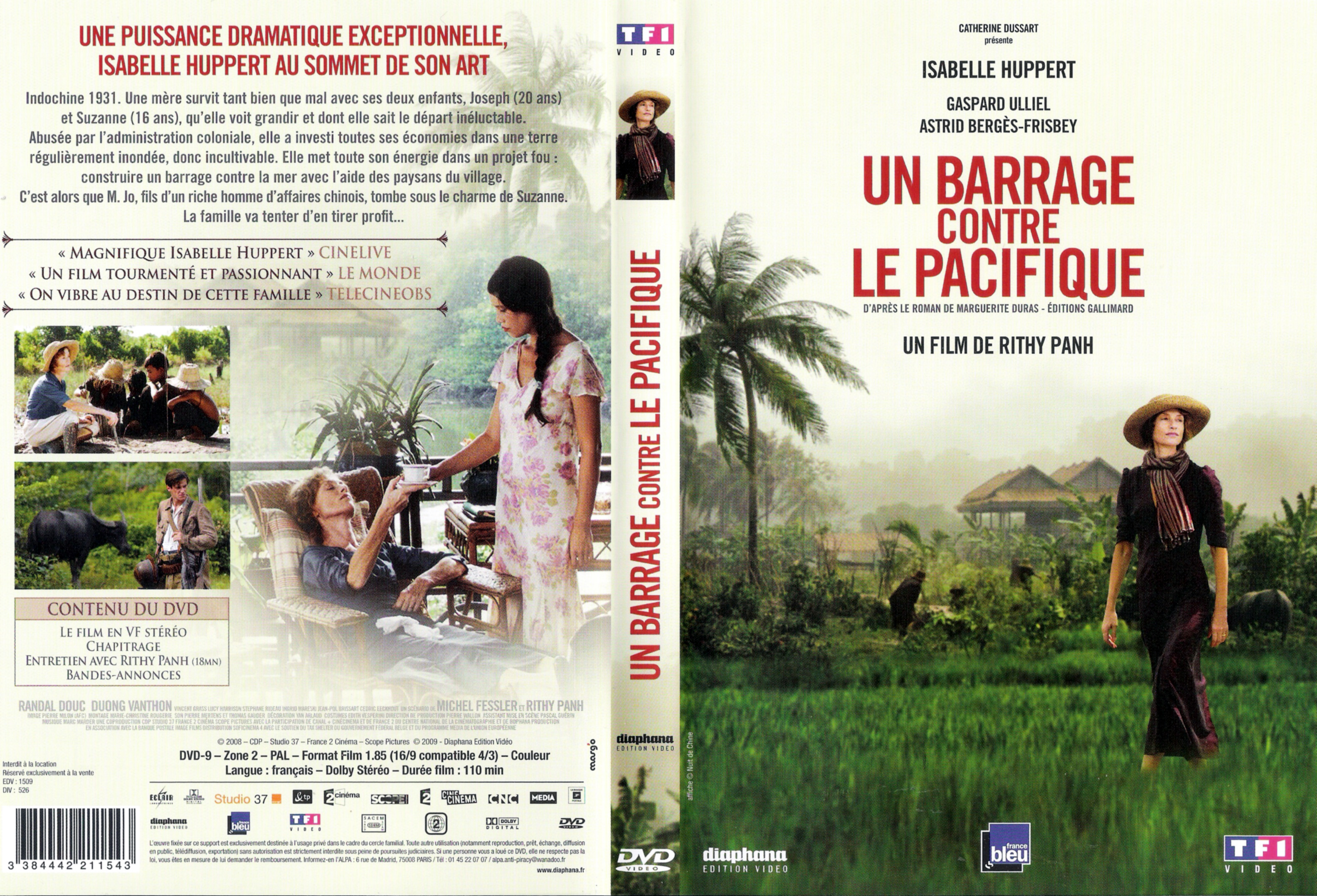 Jaquette DVD Un barrage contre le Pacifique