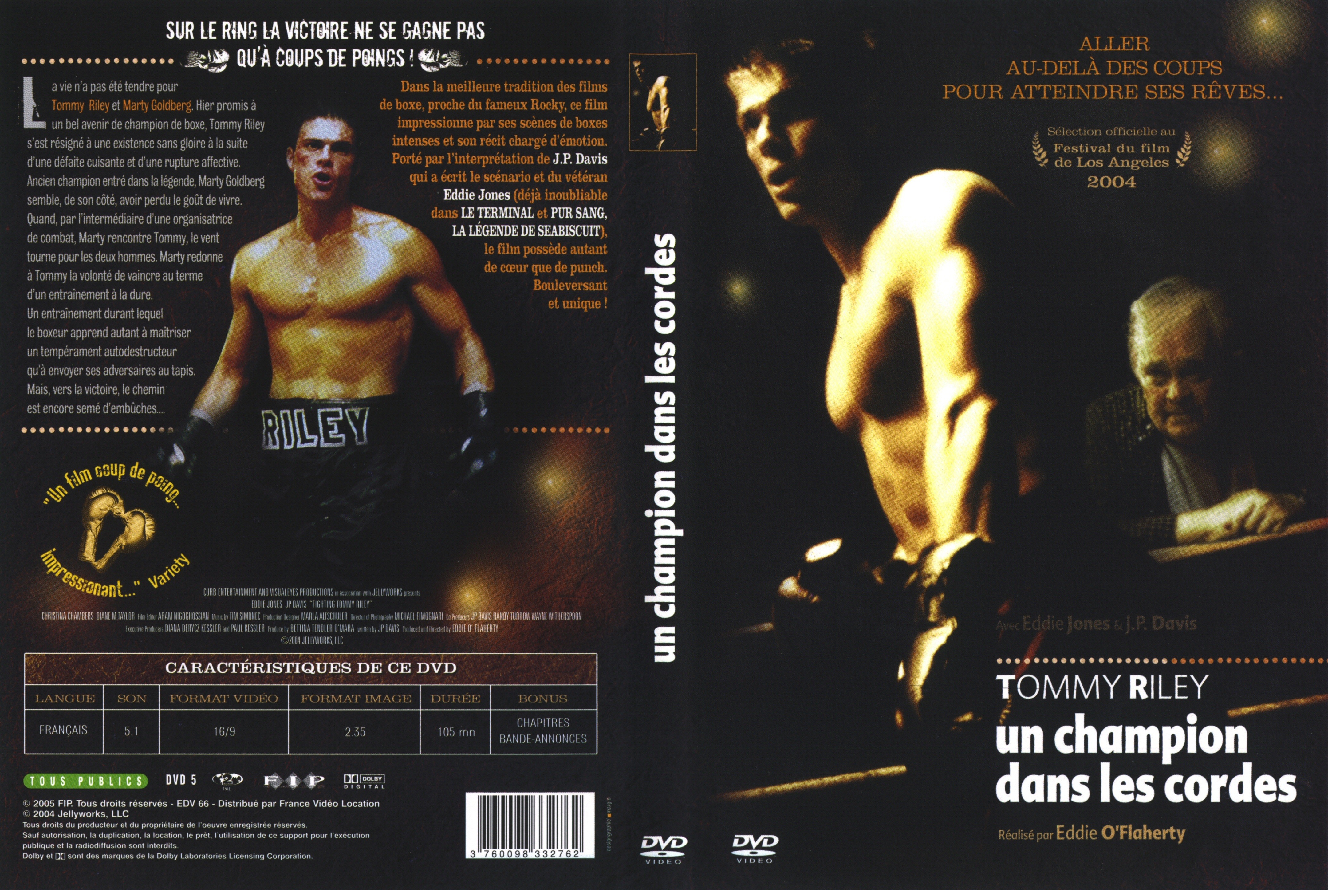 Jaquette DVD Un champion dans les cordes