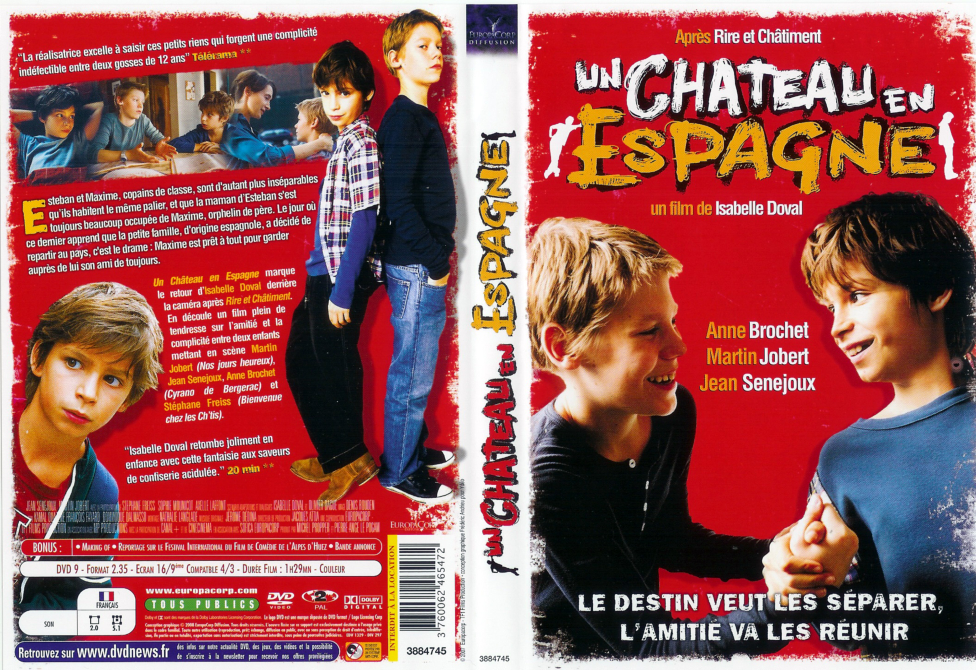 Jaquette DVD Un chteau en Espagne