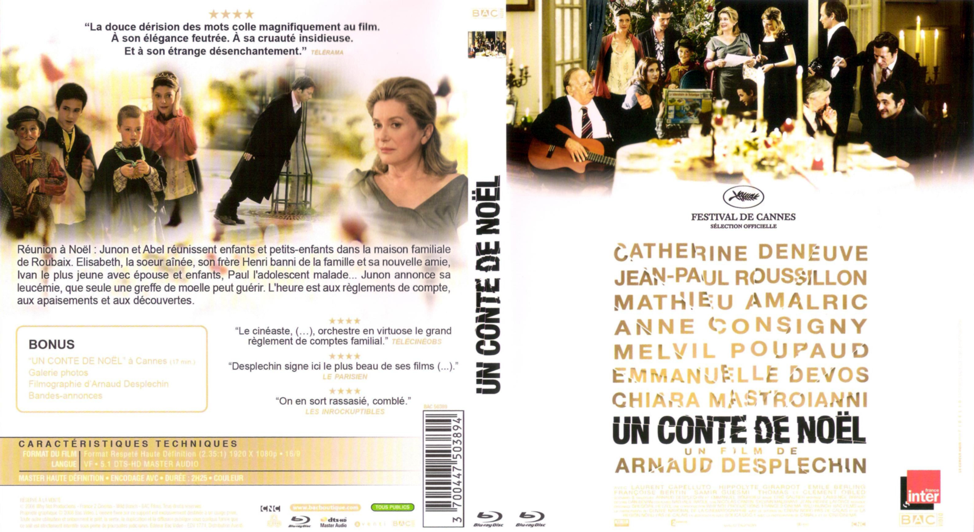 Jaquette DVD Un conte de Noel (2009) (BLU-RAY)