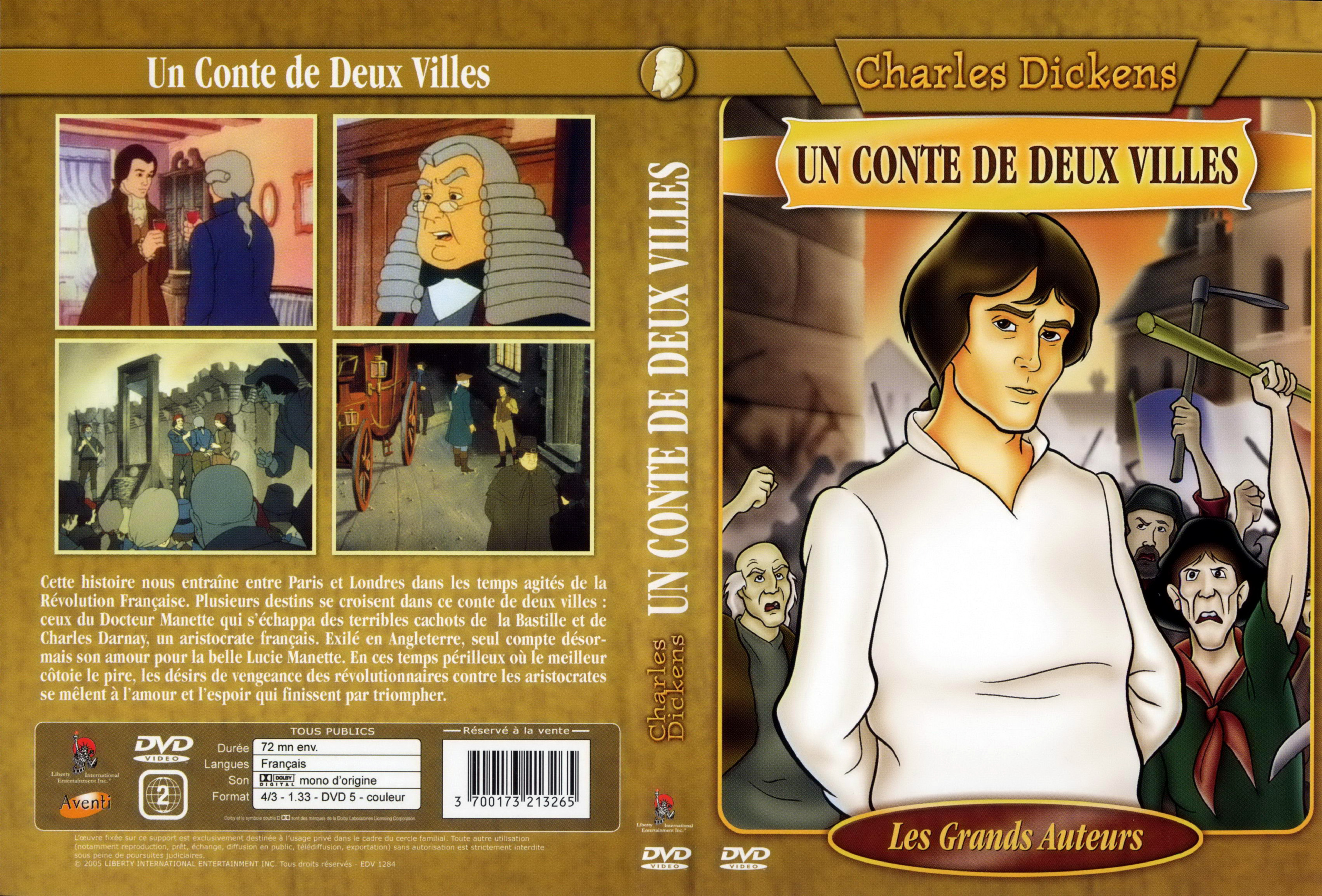 Jaquette DVD Un conte de deux villes (DA)