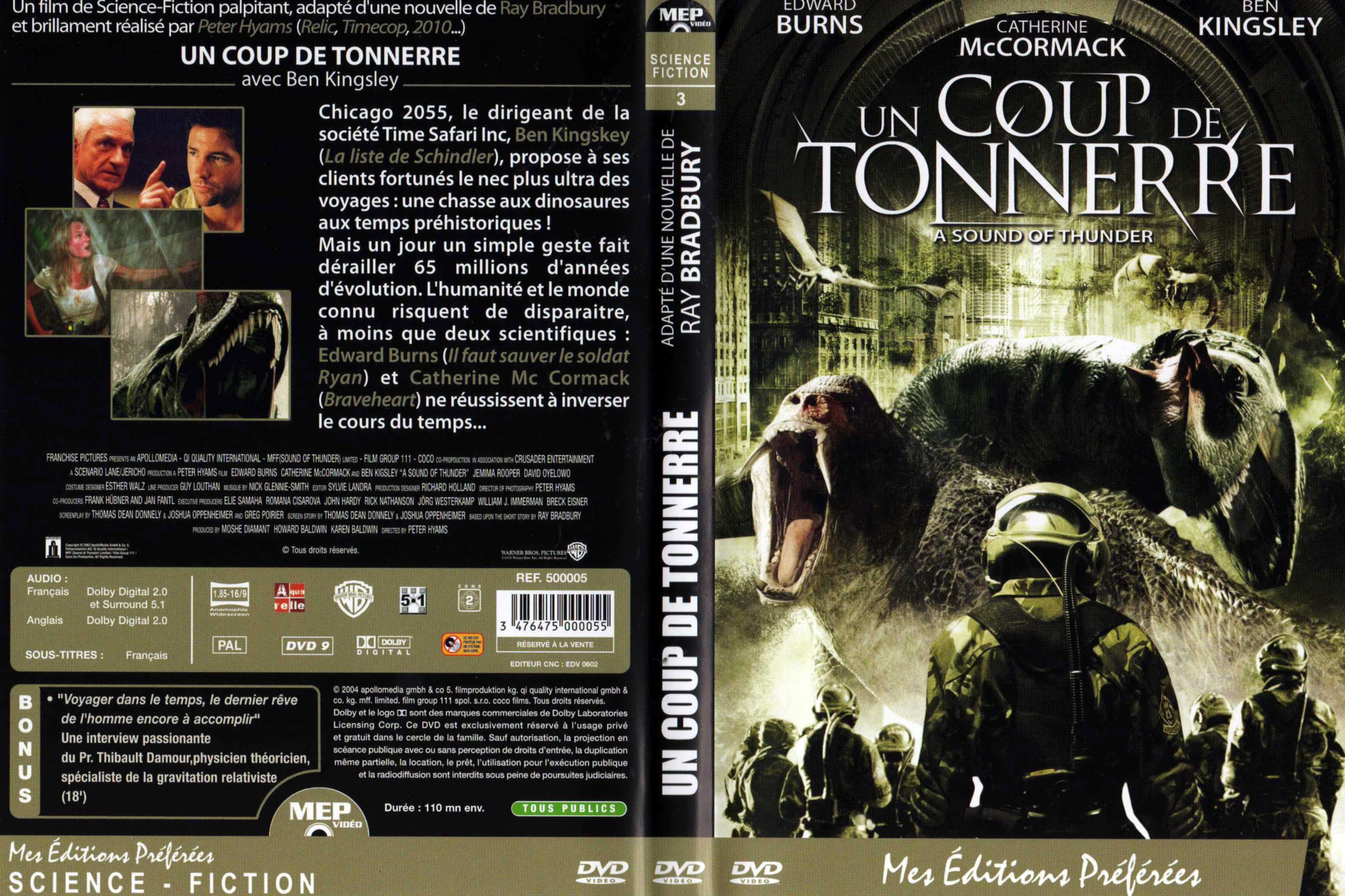 Jaquette DVD Un coup de tonnerre