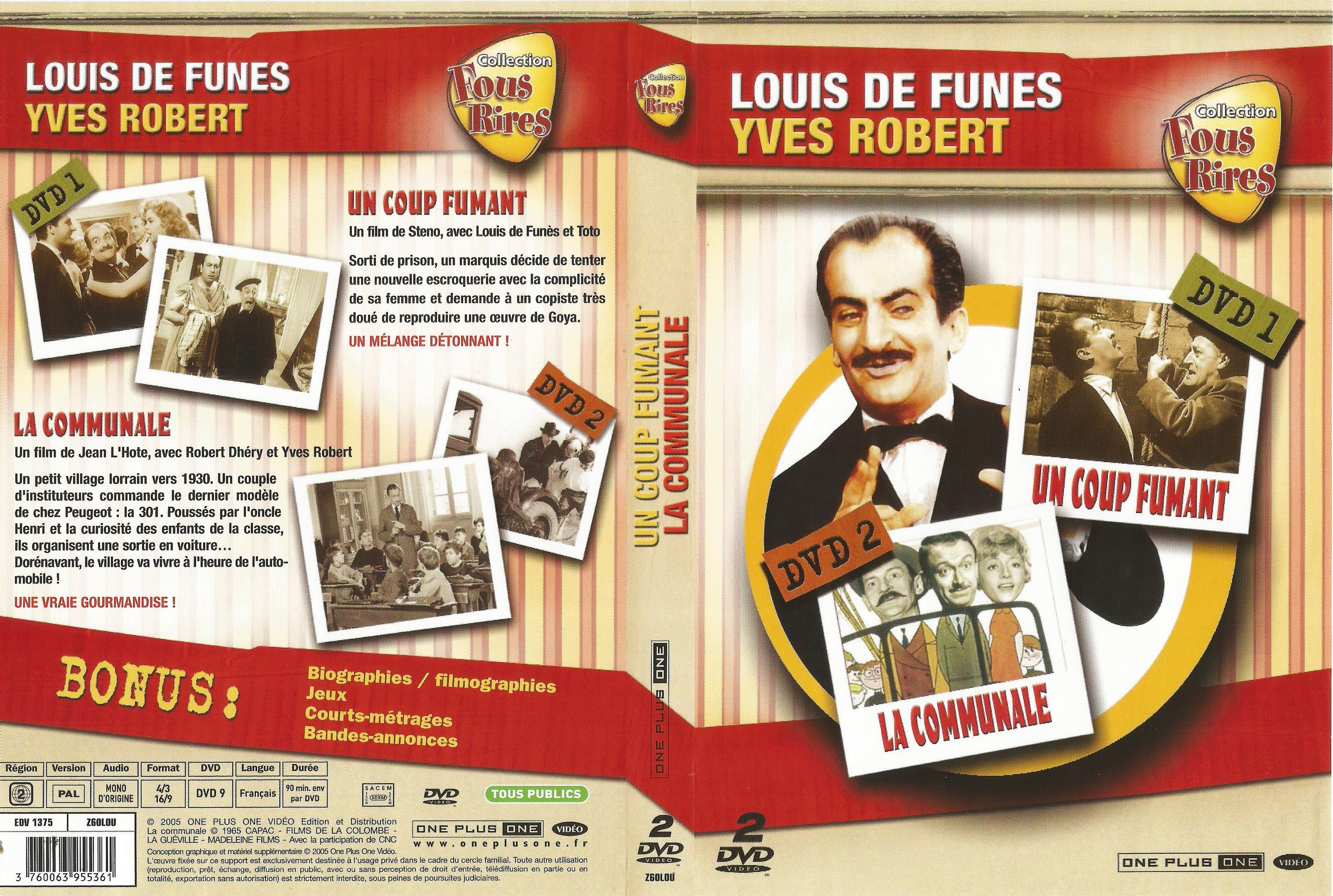 Jaquette DVD Un coup fumant + La communale