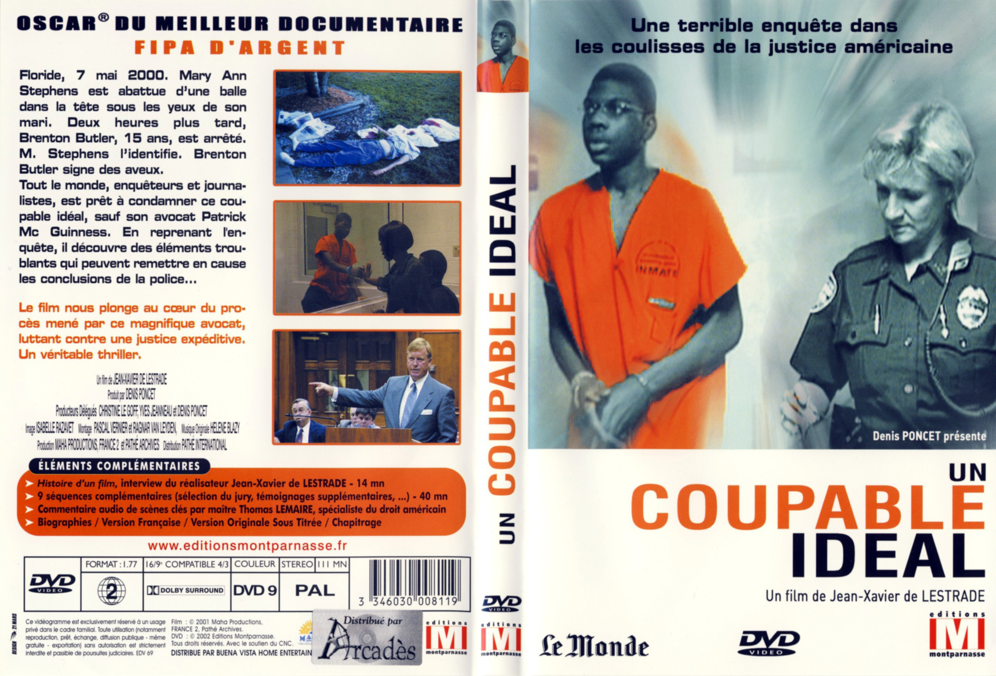 Jaquette DVD Un coupable ideal