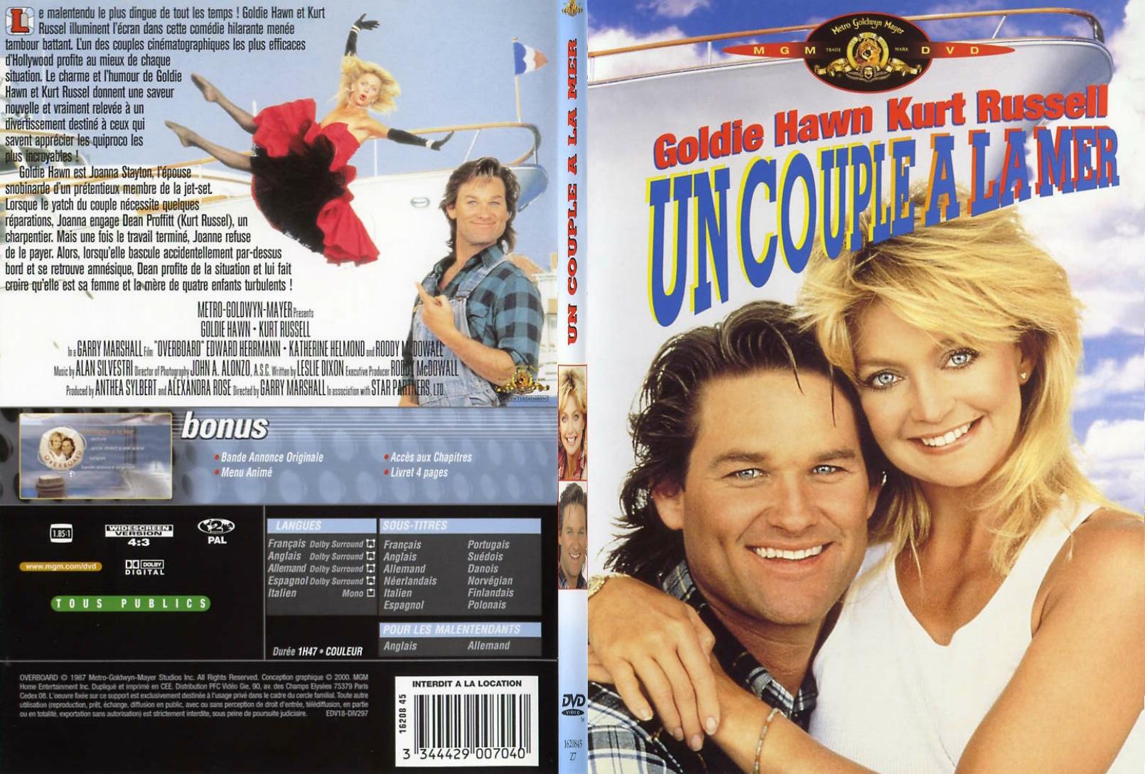 Jaquette DVD Un couple  la mer - SLIM