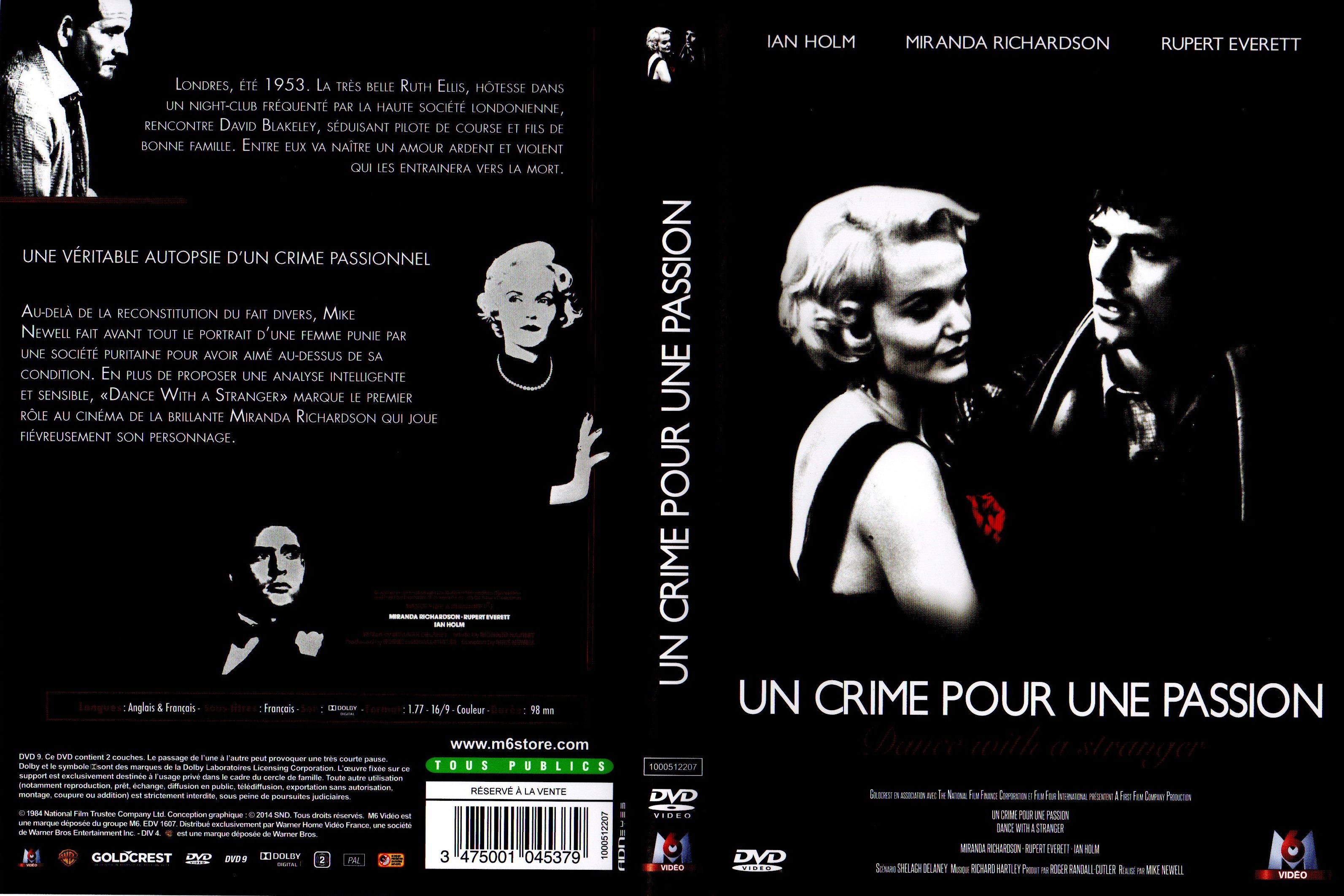 Jaquette DVD Un crime pour une passion