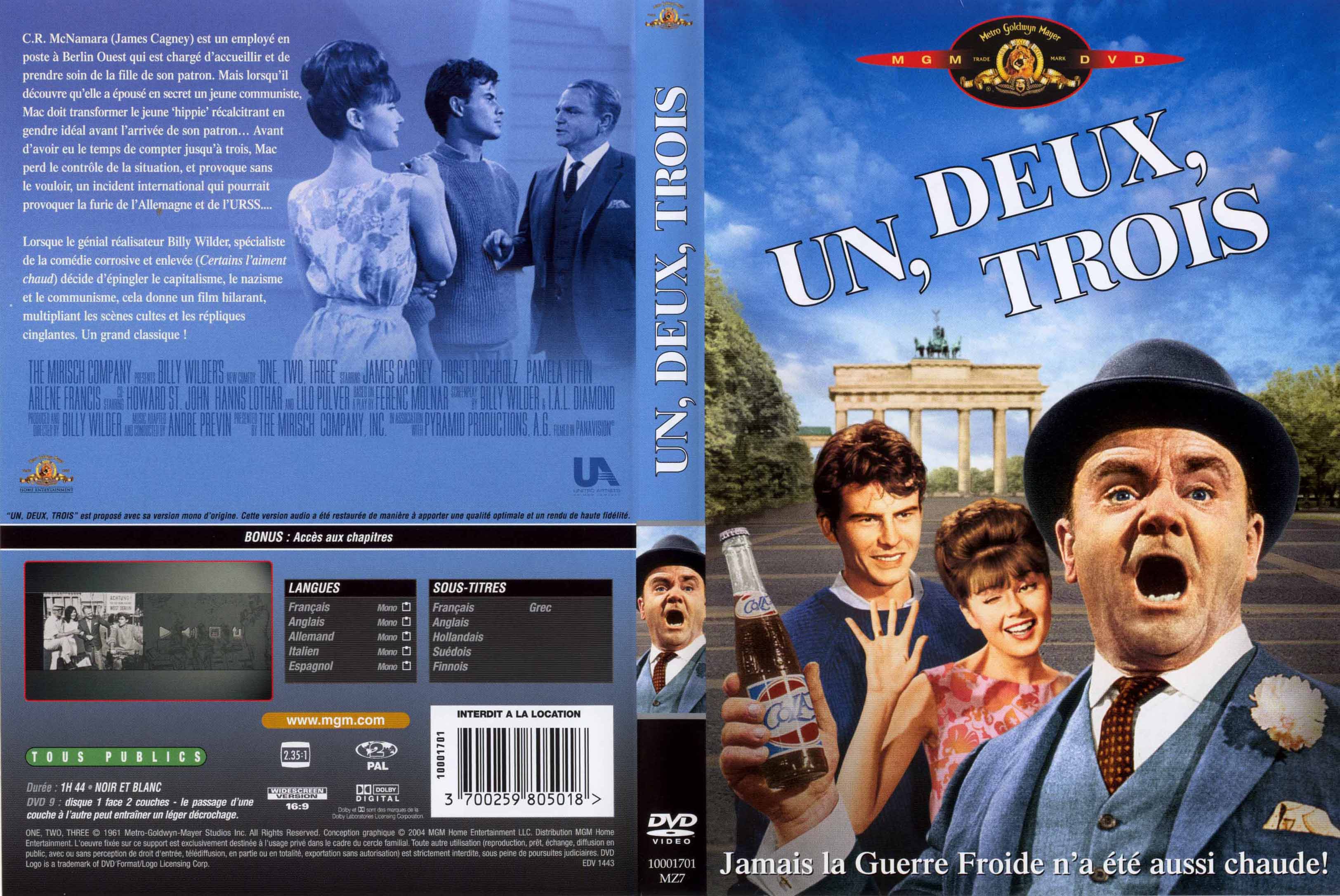 Jaquette DVD Un deux trois