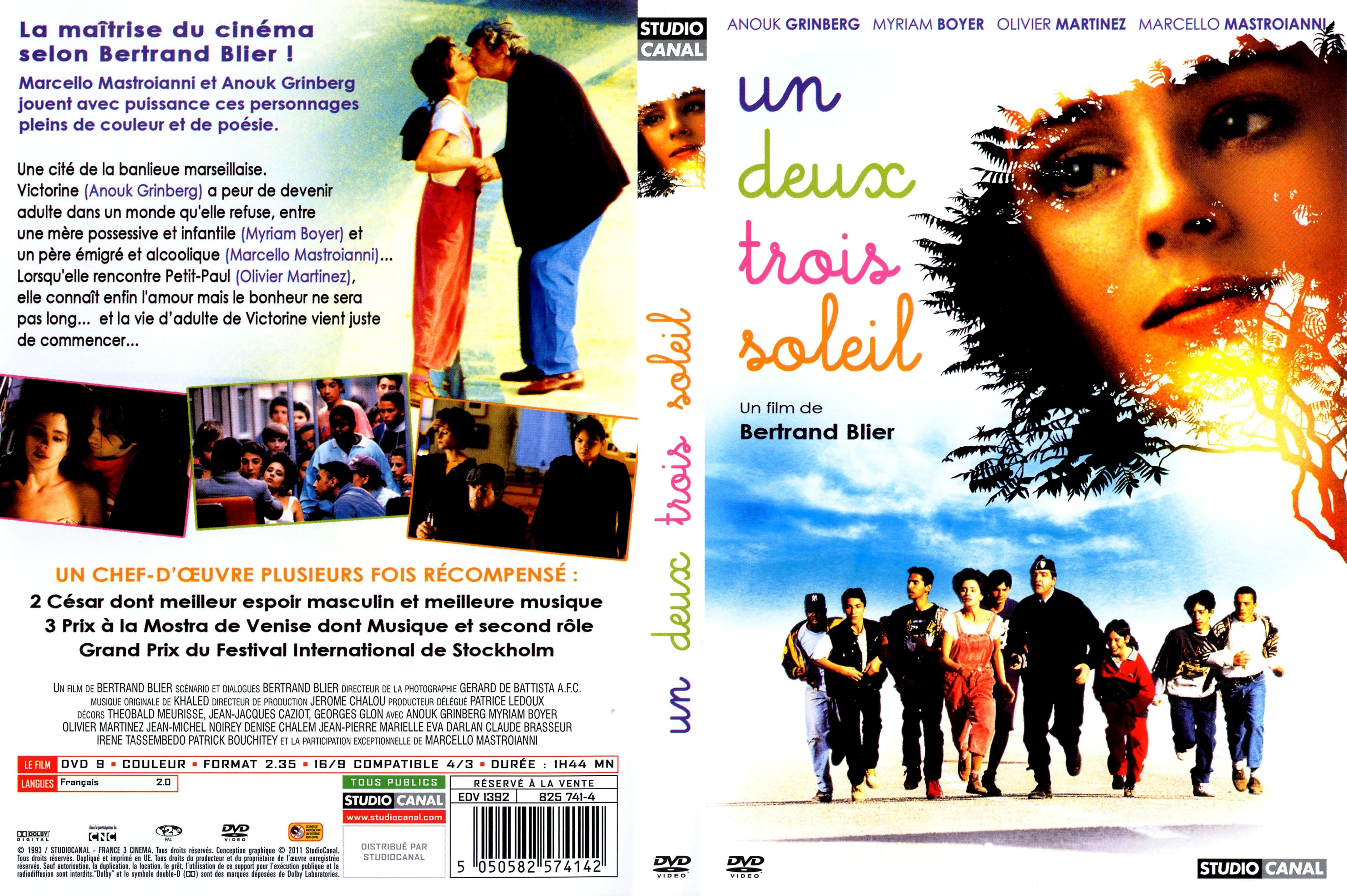 Jaquette DVD Un deux trois soleil 