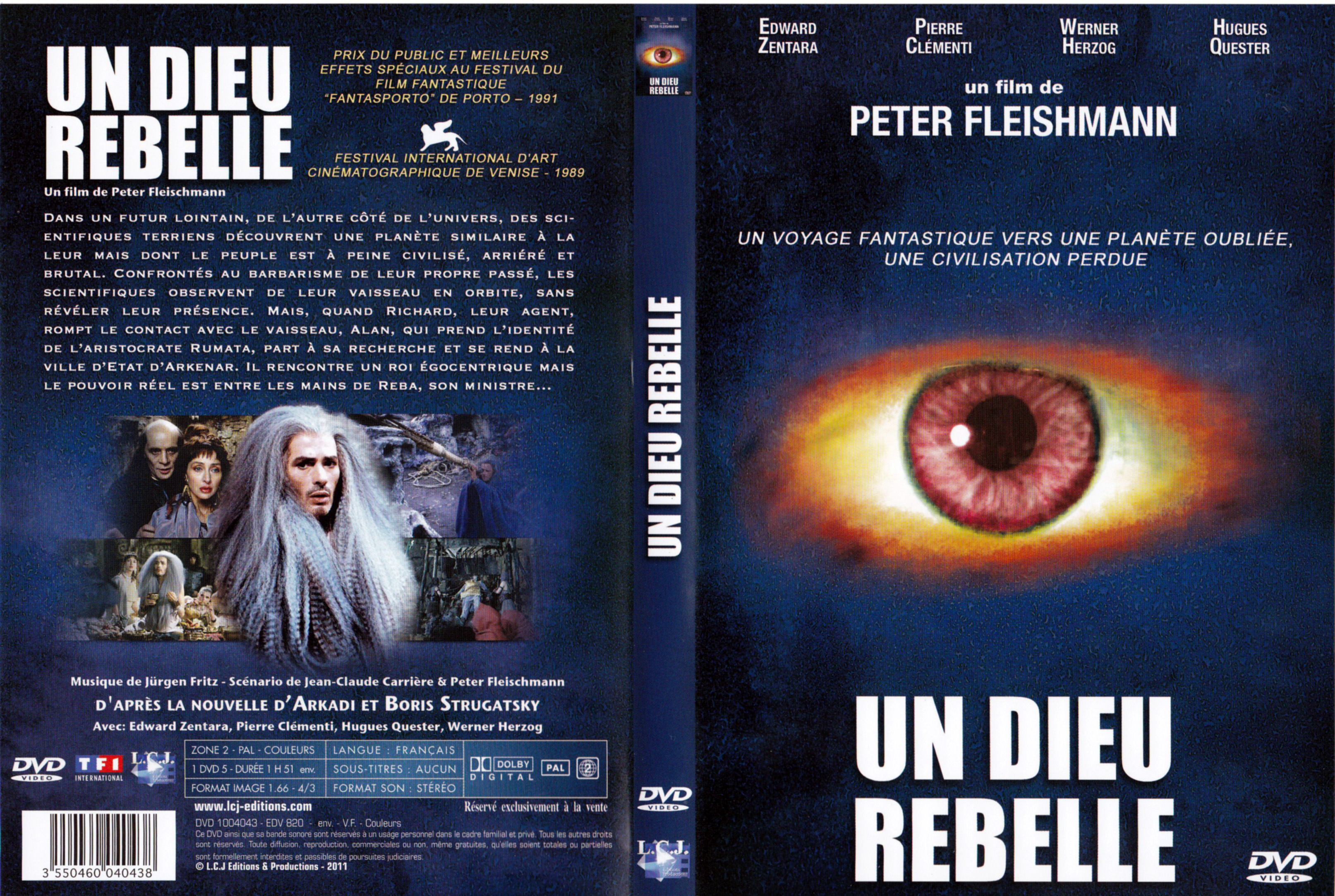 Jaquette DVD Un dieu rebelle