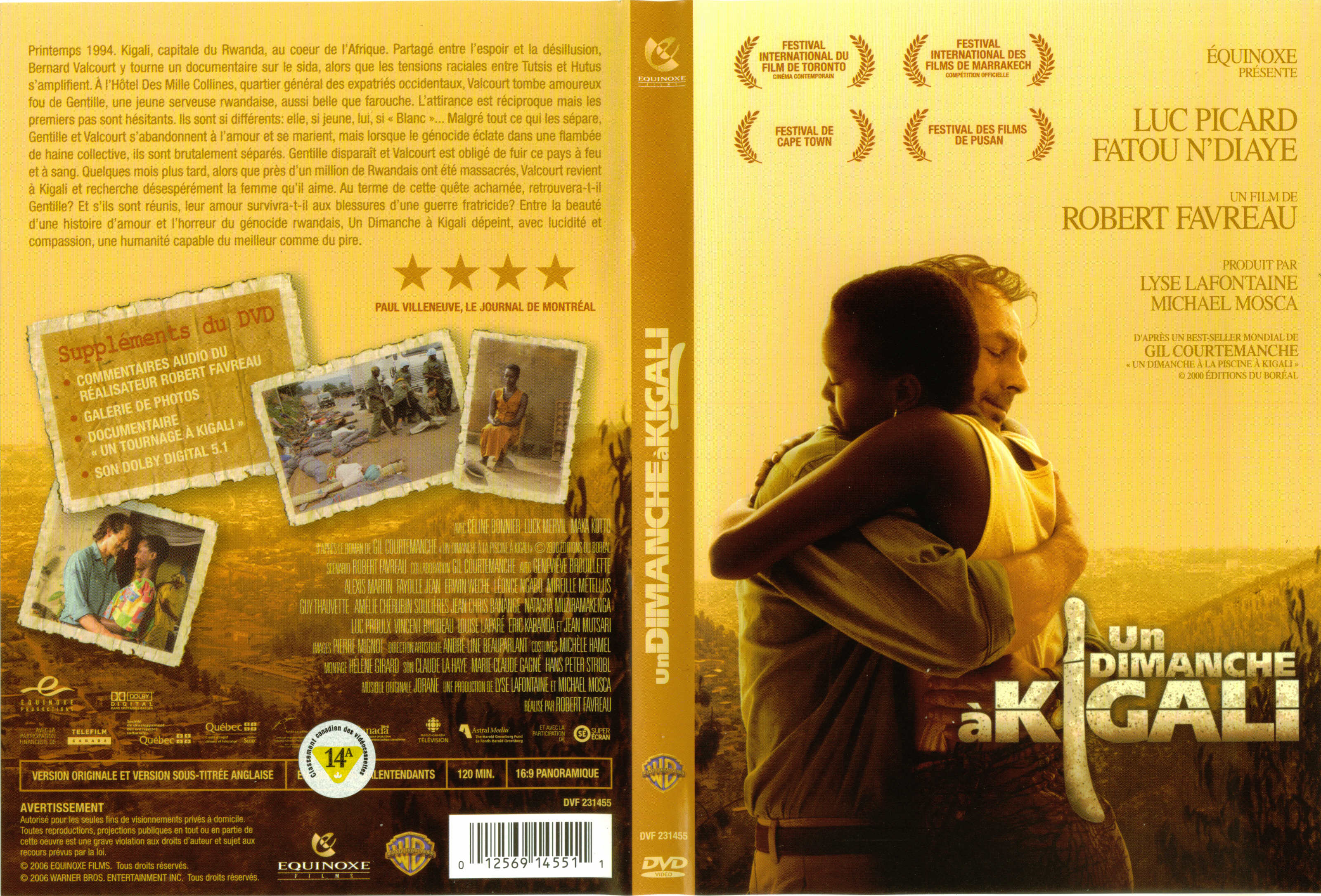 Jaquette DVD Un dimanche  Kigali