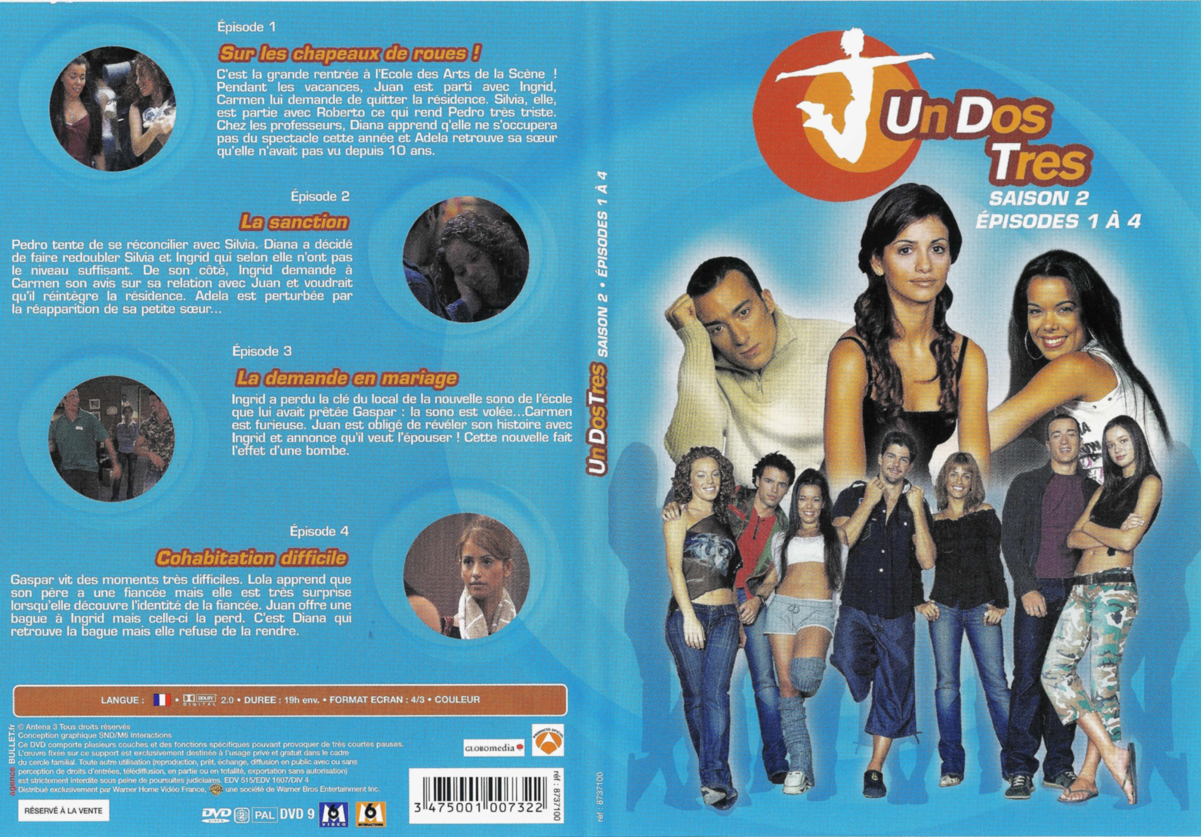 Jaquette DVD Un dos tres Saison 2 DVD 1