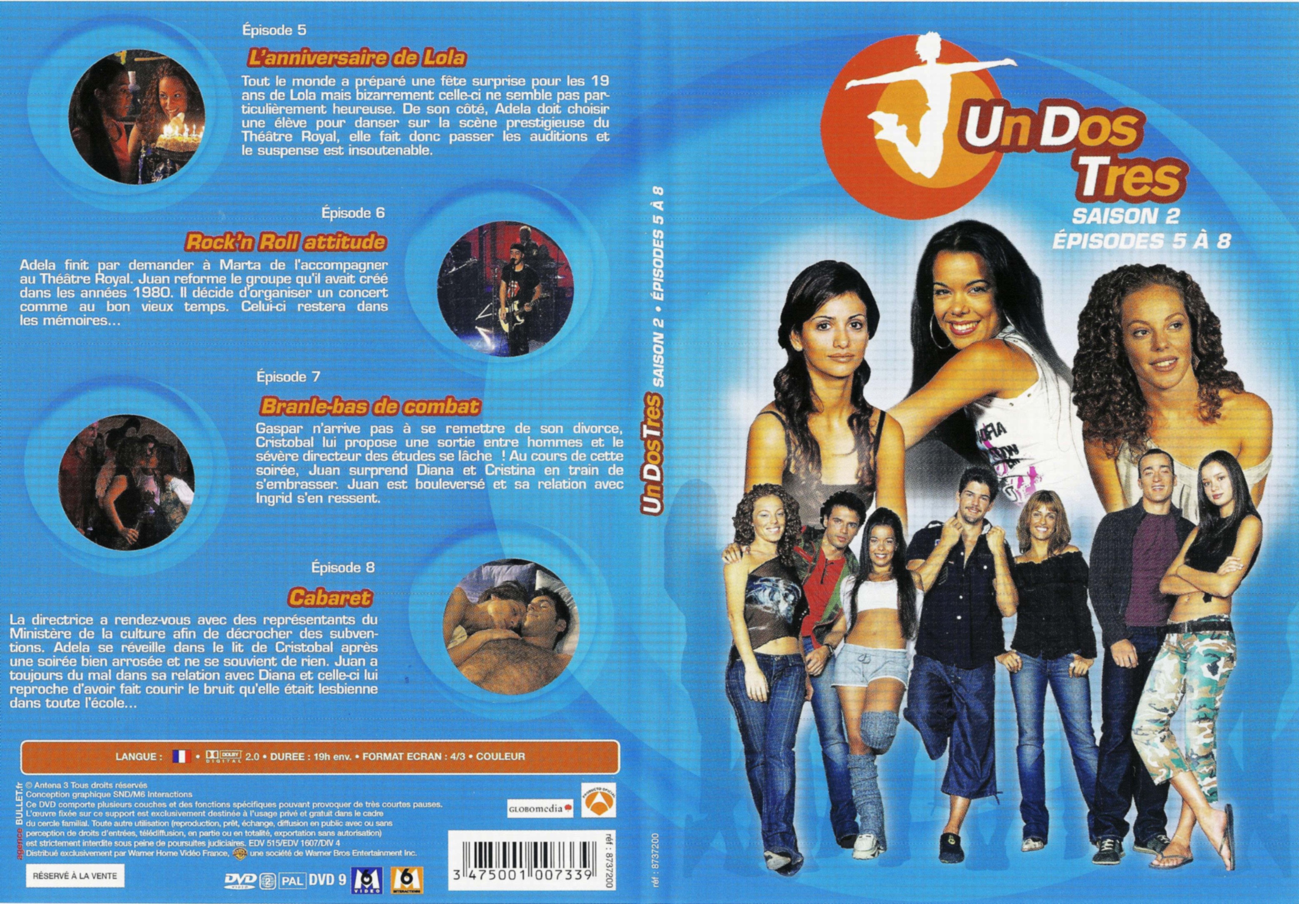 Jaquette DVD Un dos tres Saison 2 DVD 2