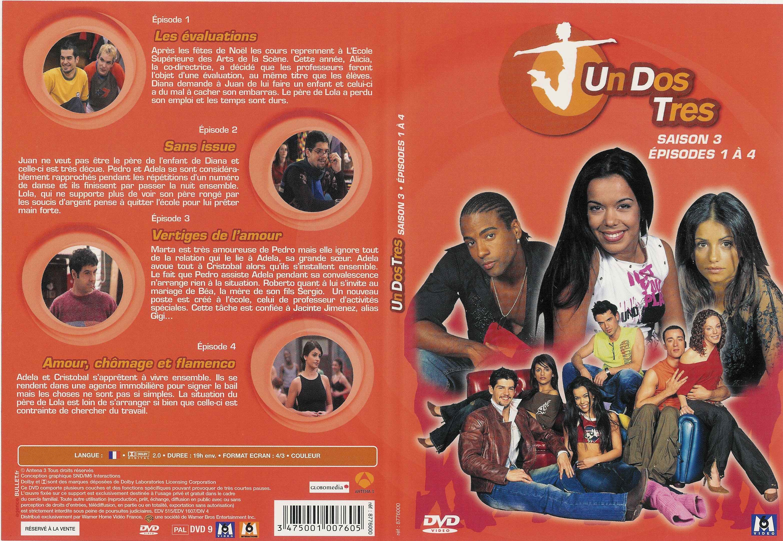 Jaquette DVD Un dos tres Saison 3 DVD 1