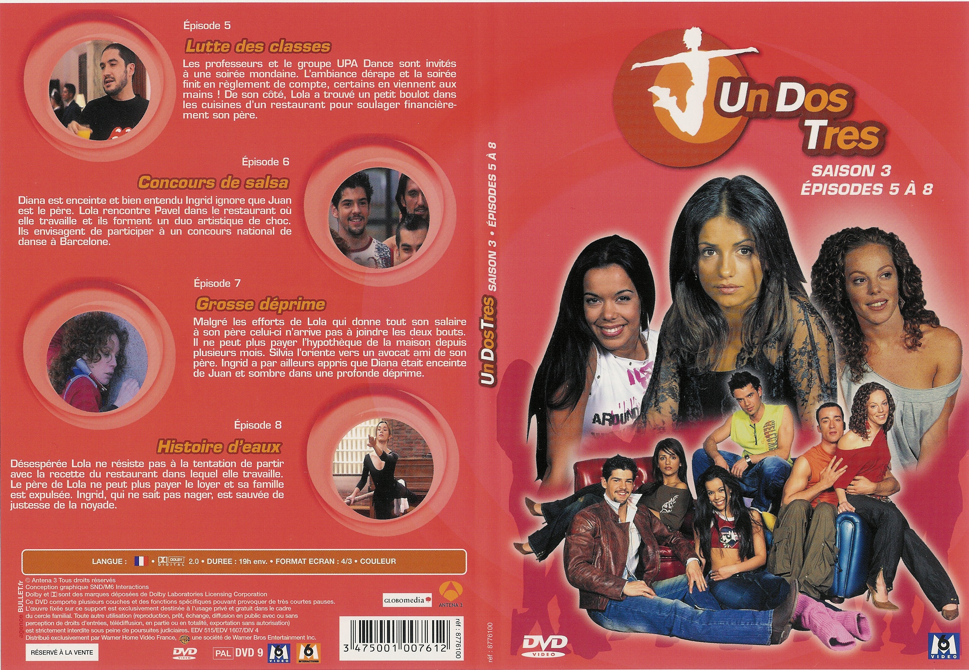 Jaquette DVD Un dos tres Saison 3 DVD 2