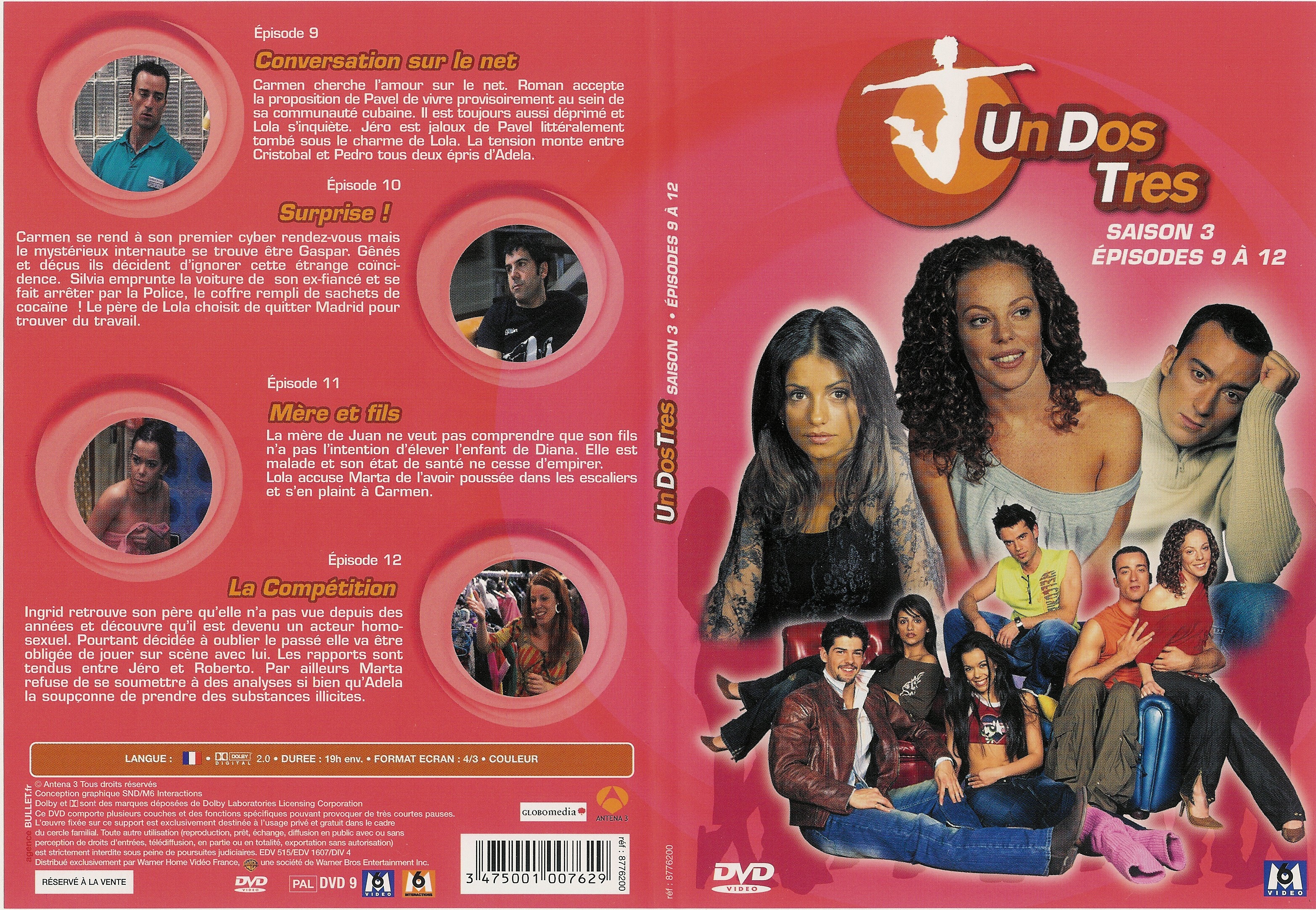 Jaquette DVD Un dos tres Saison 3 DVD 3