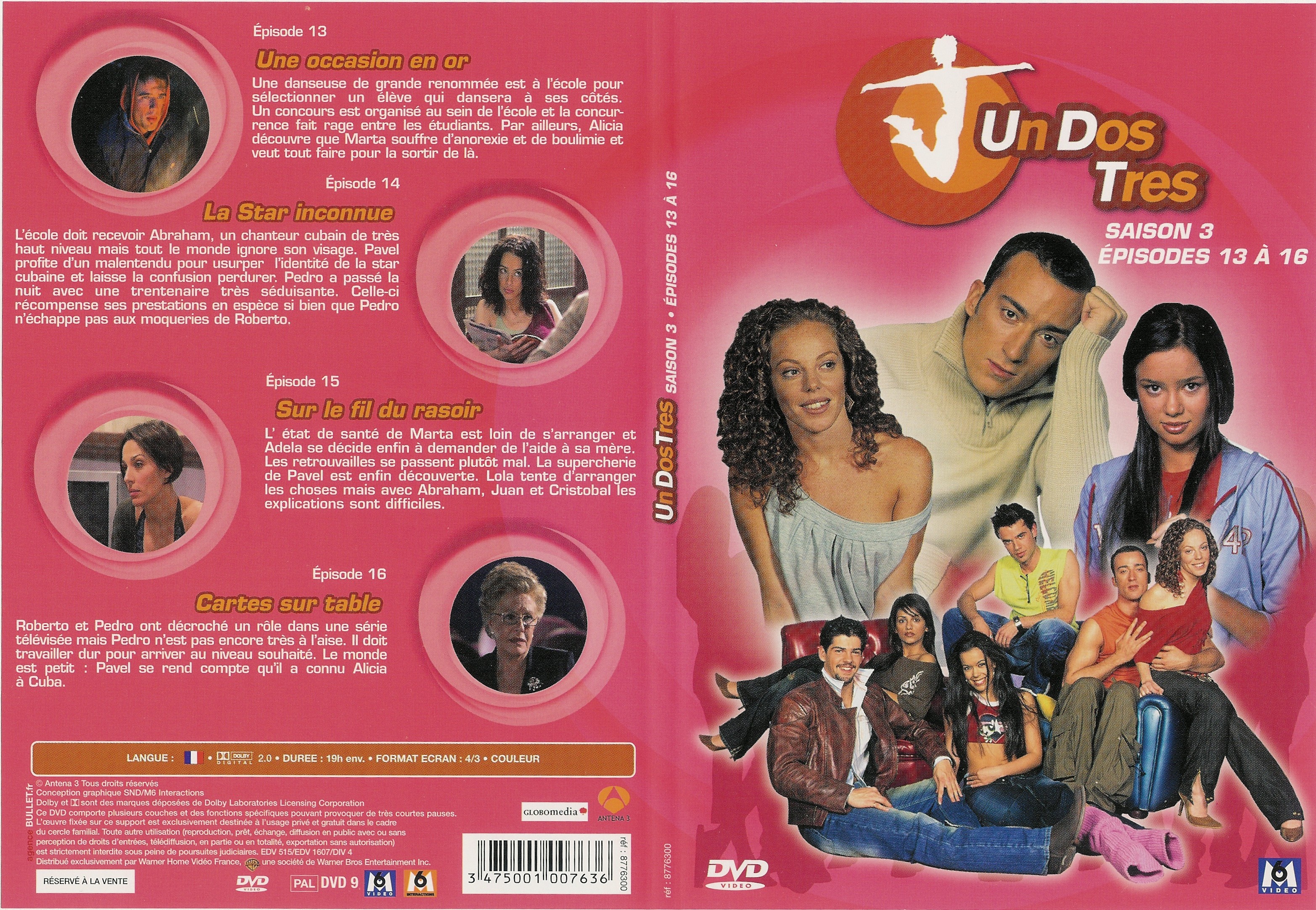 Jaquette DVD Un dos tres Saison 3 DVD 4