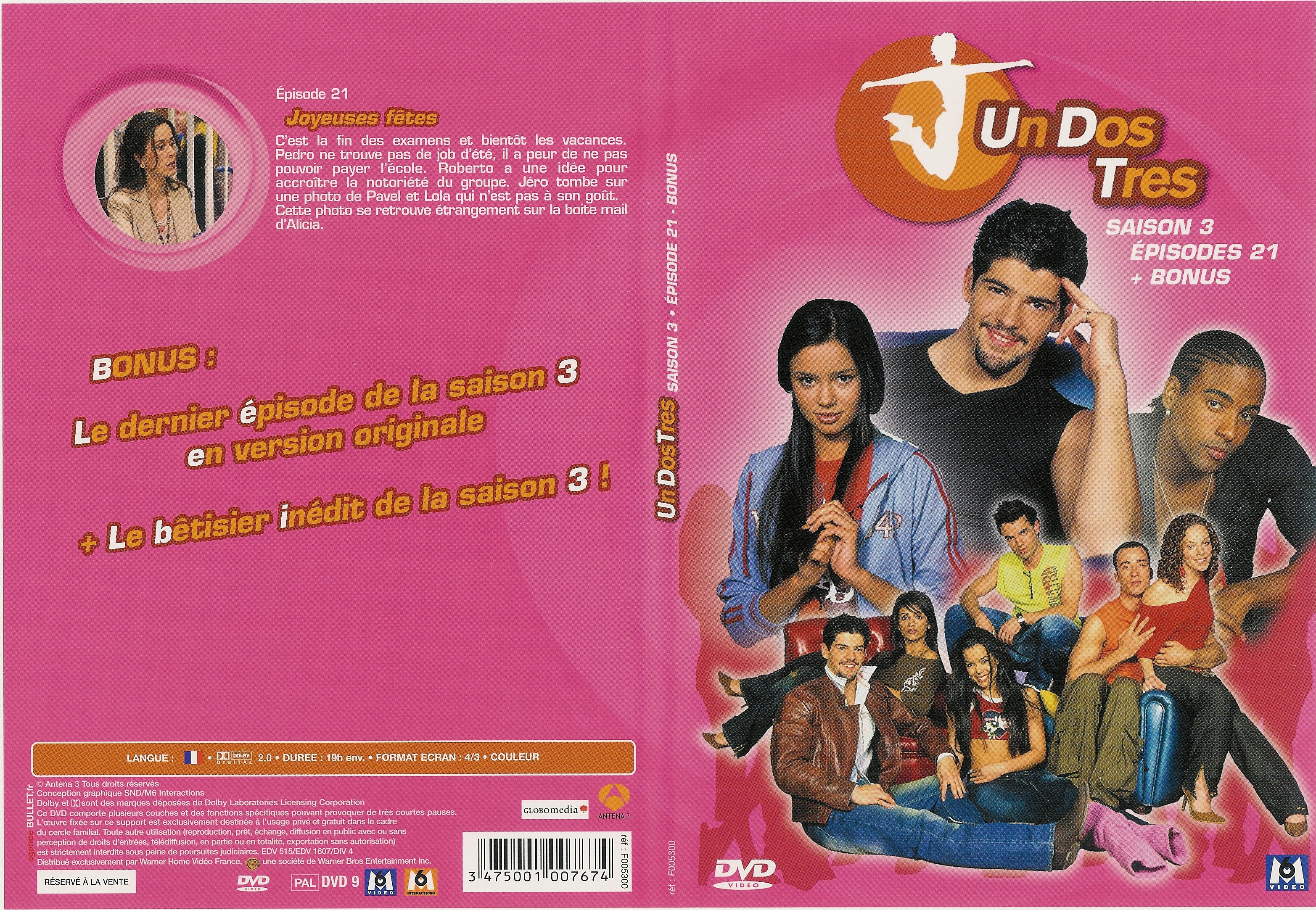 Jaquette DVD Un dos tres Saison 3 DVD 6