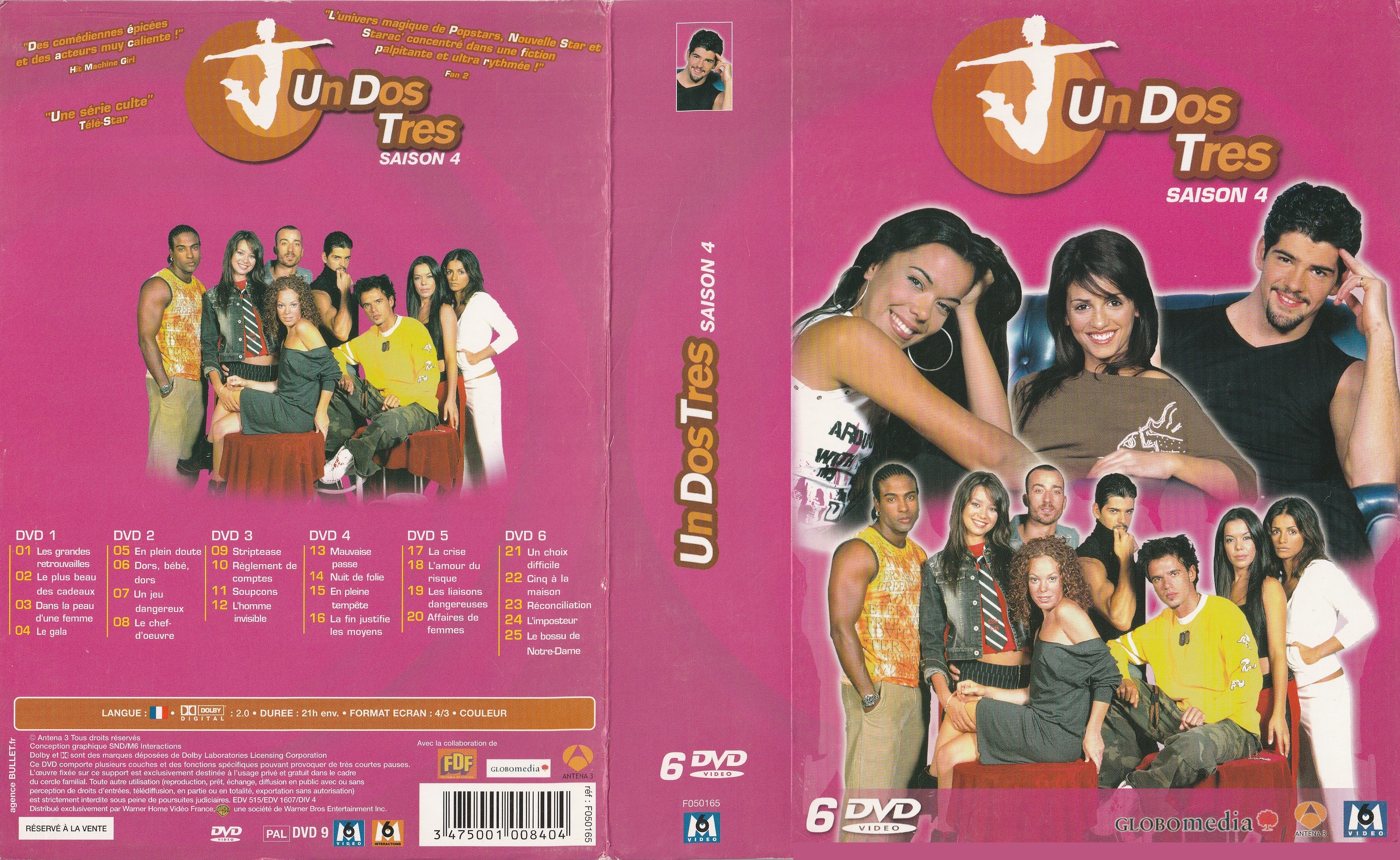 Jaquette DVD Un dos tres Saison 4 COFFRET