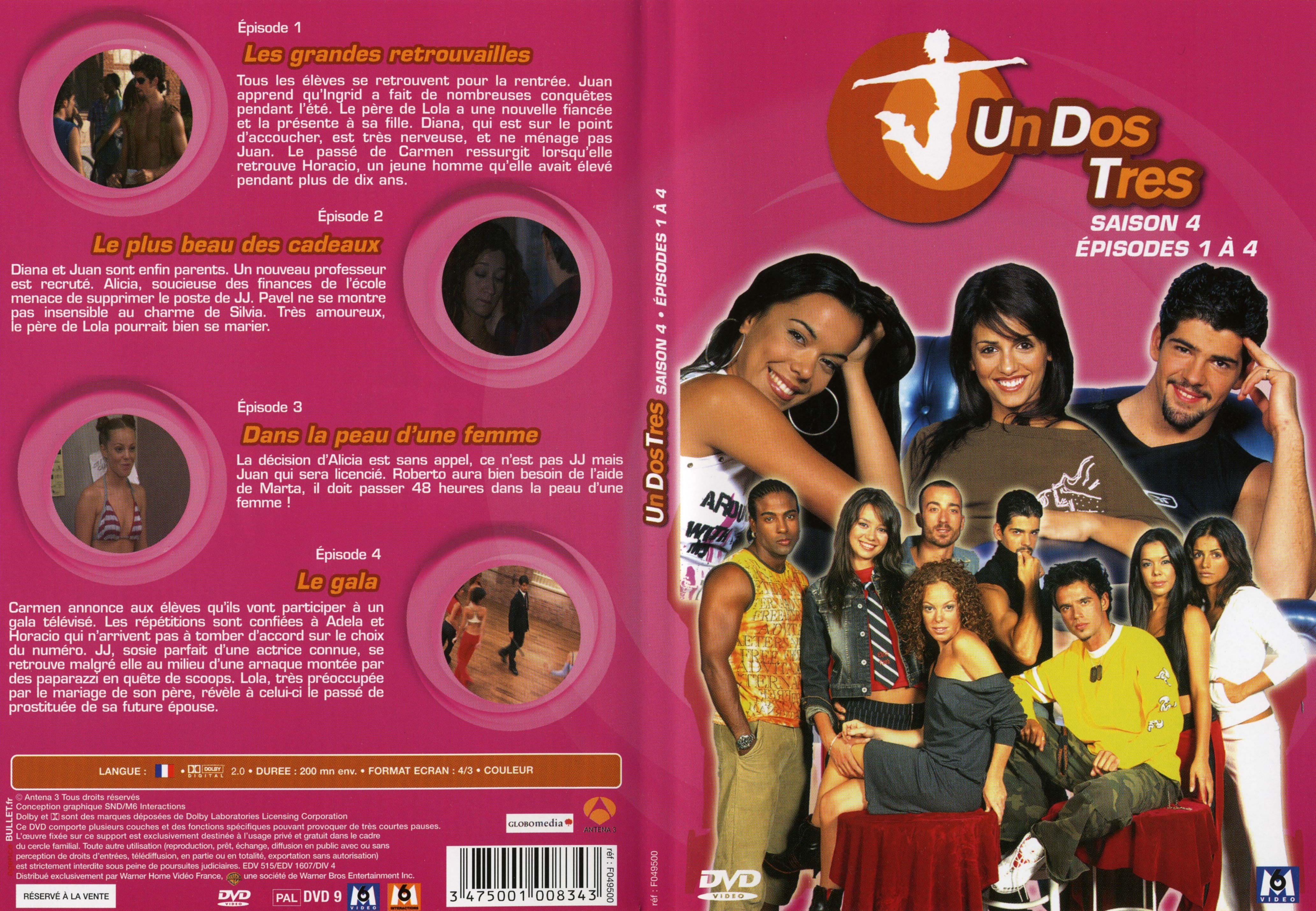 Jaquette DVD Un dos tres Saison 4 DVD 1