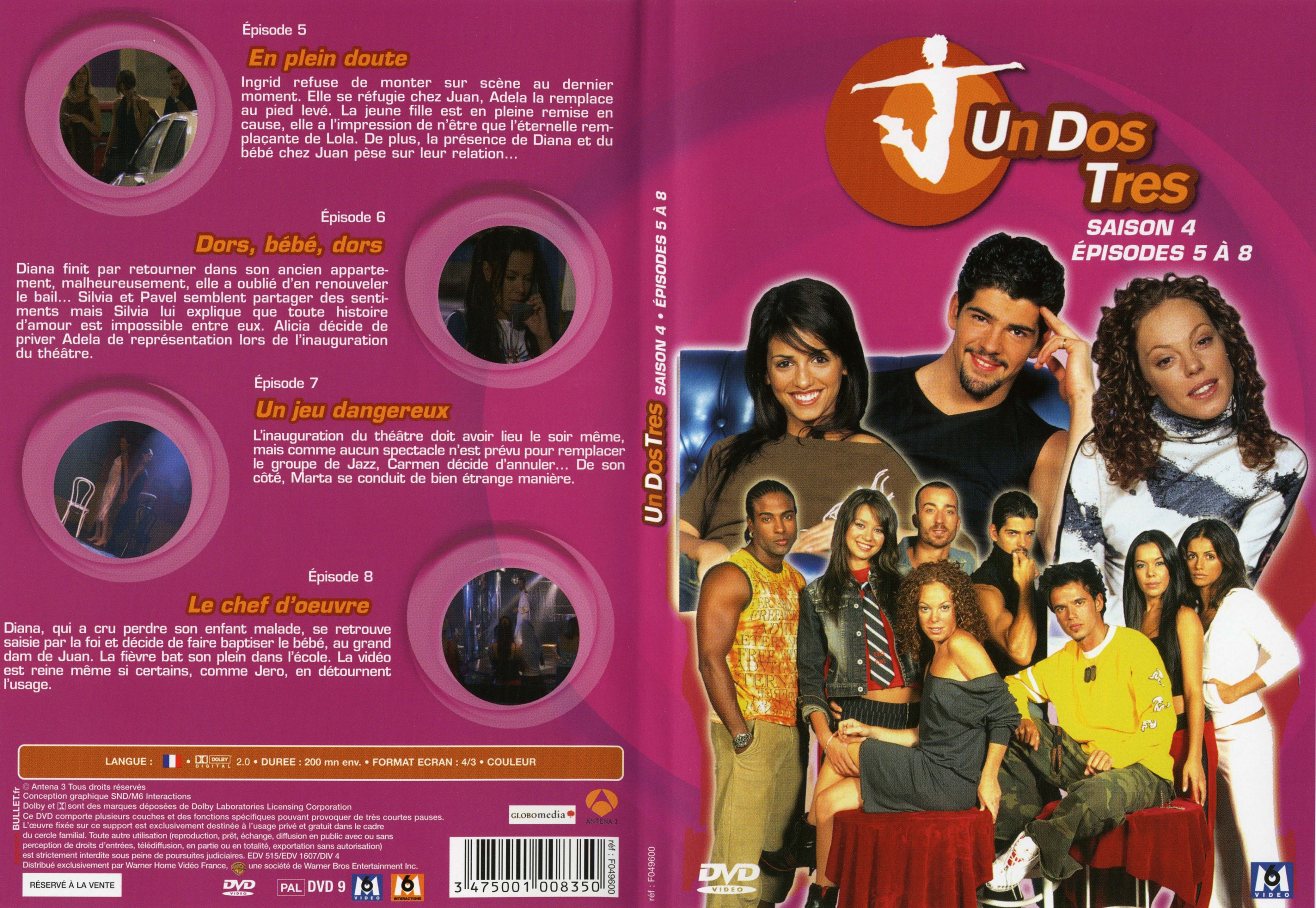 Jaquette DVD Un dos tres Saison 4 DVD 2