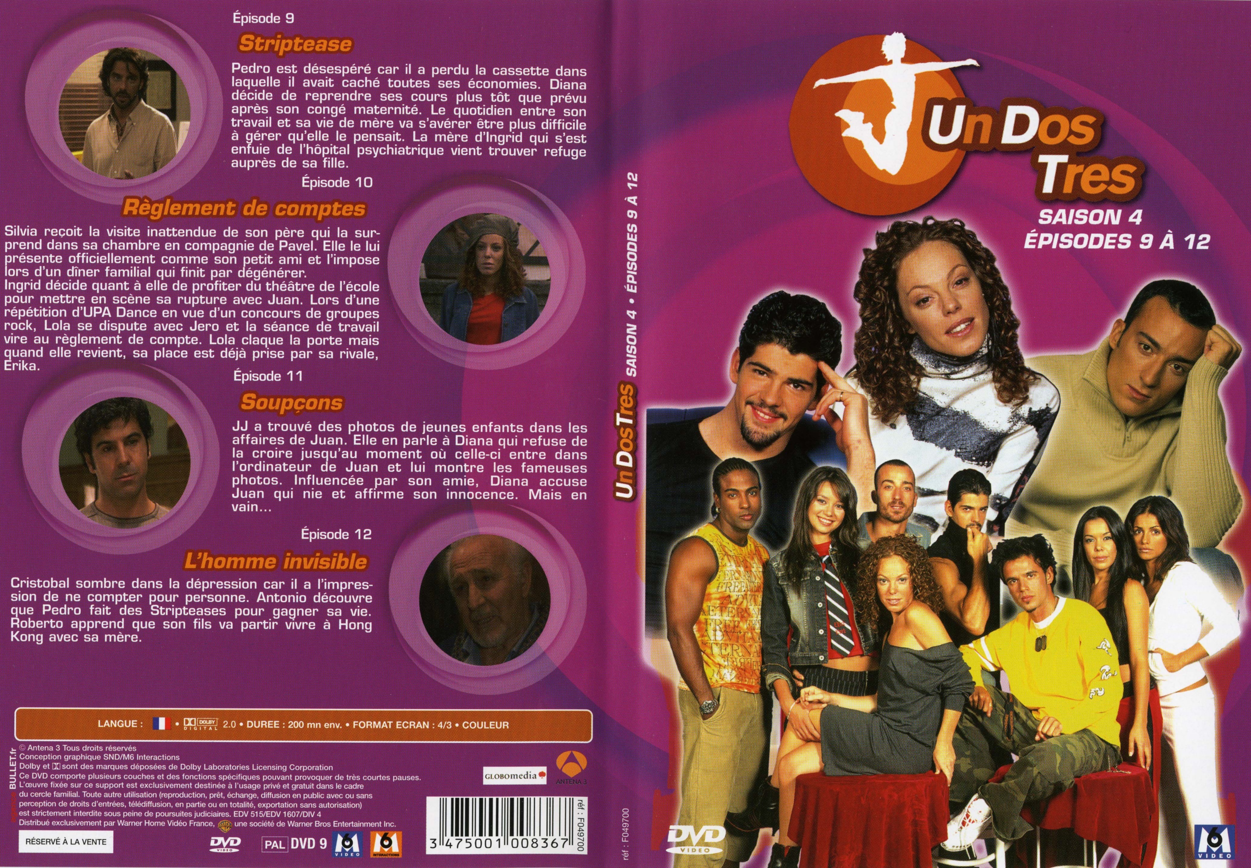 Jaquette DVD Un dos tres Saison 4 DVD 3