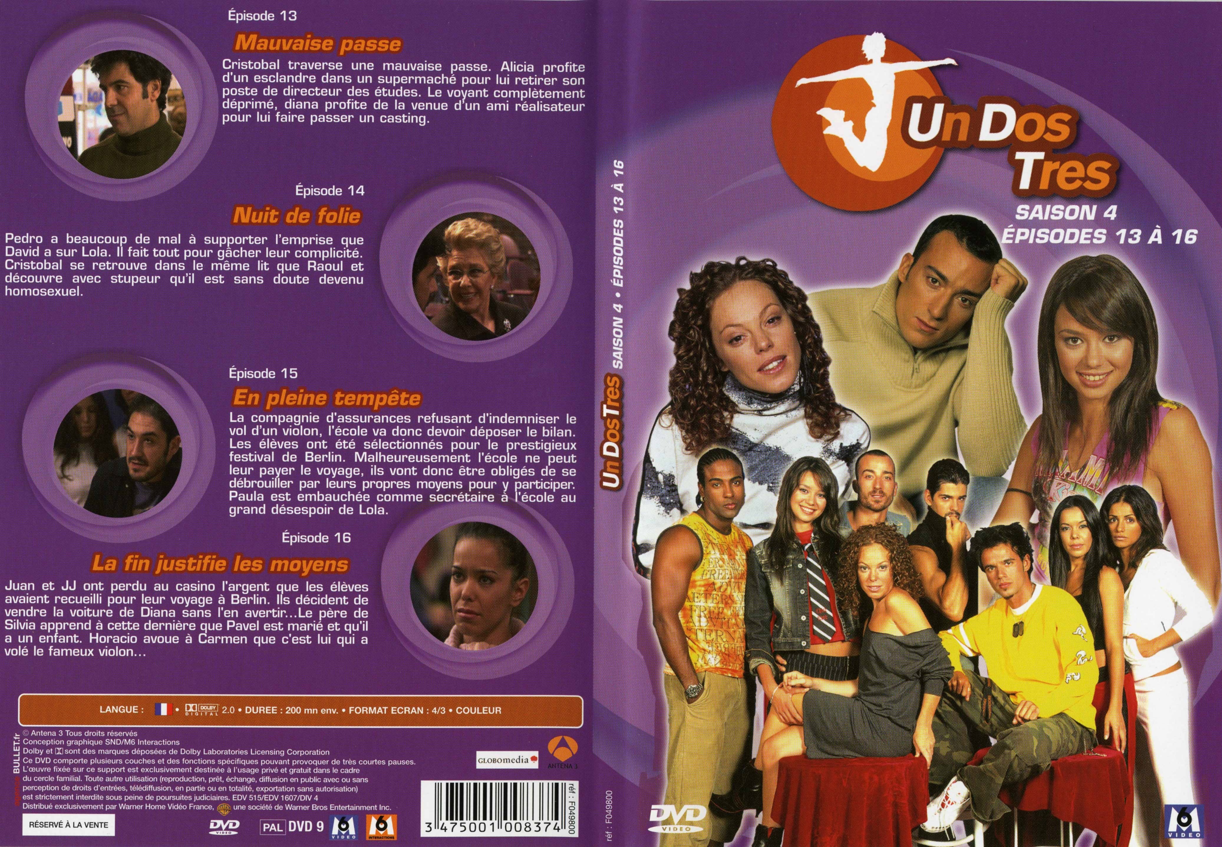 Jaquette DVD Un dos tres Saison 4 DVD 4