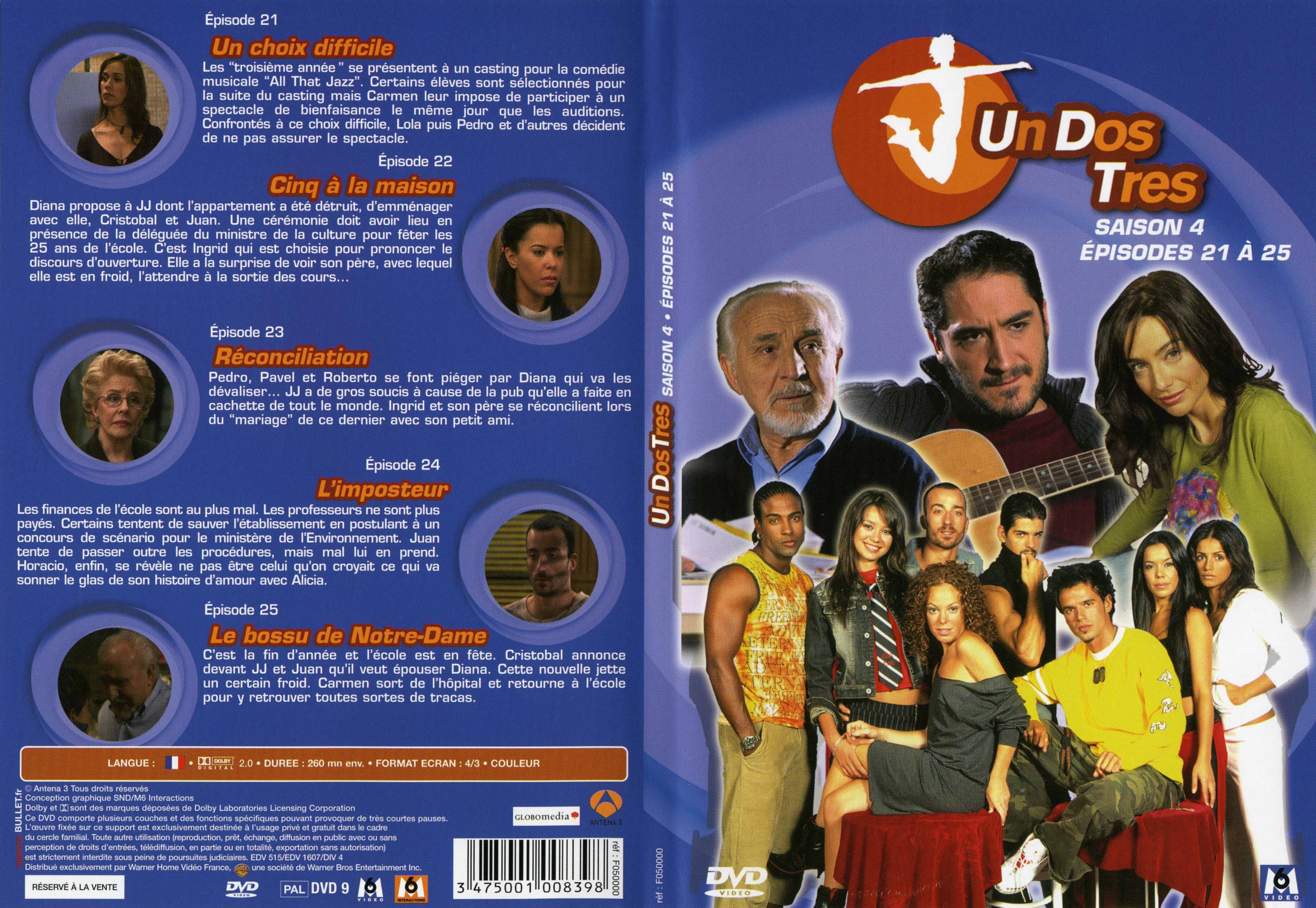 Jaquette DVD Un dos tres Saison 4 DVD 6
