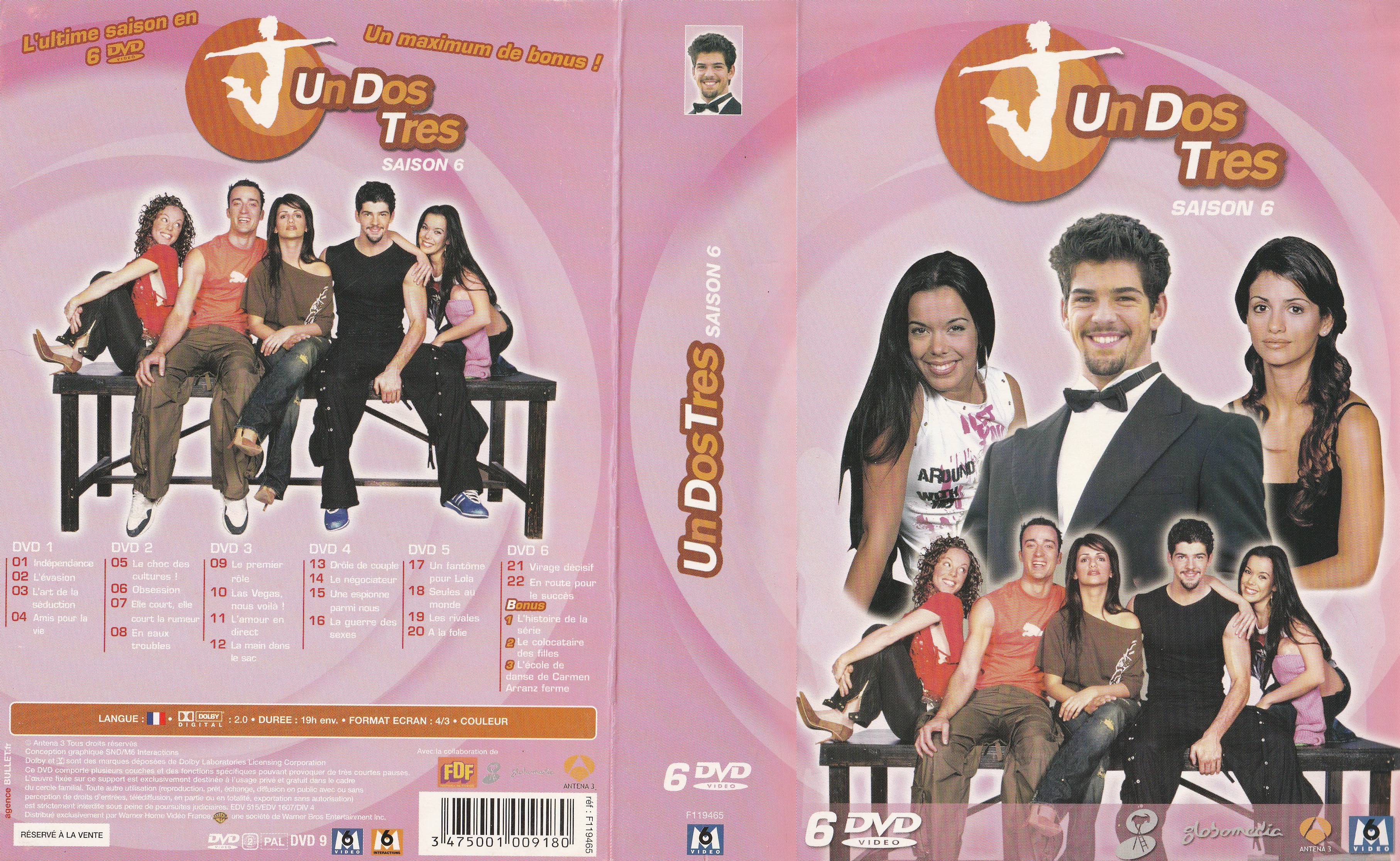 Jaquette DVD Un dos tres Saison 6 COFFRET