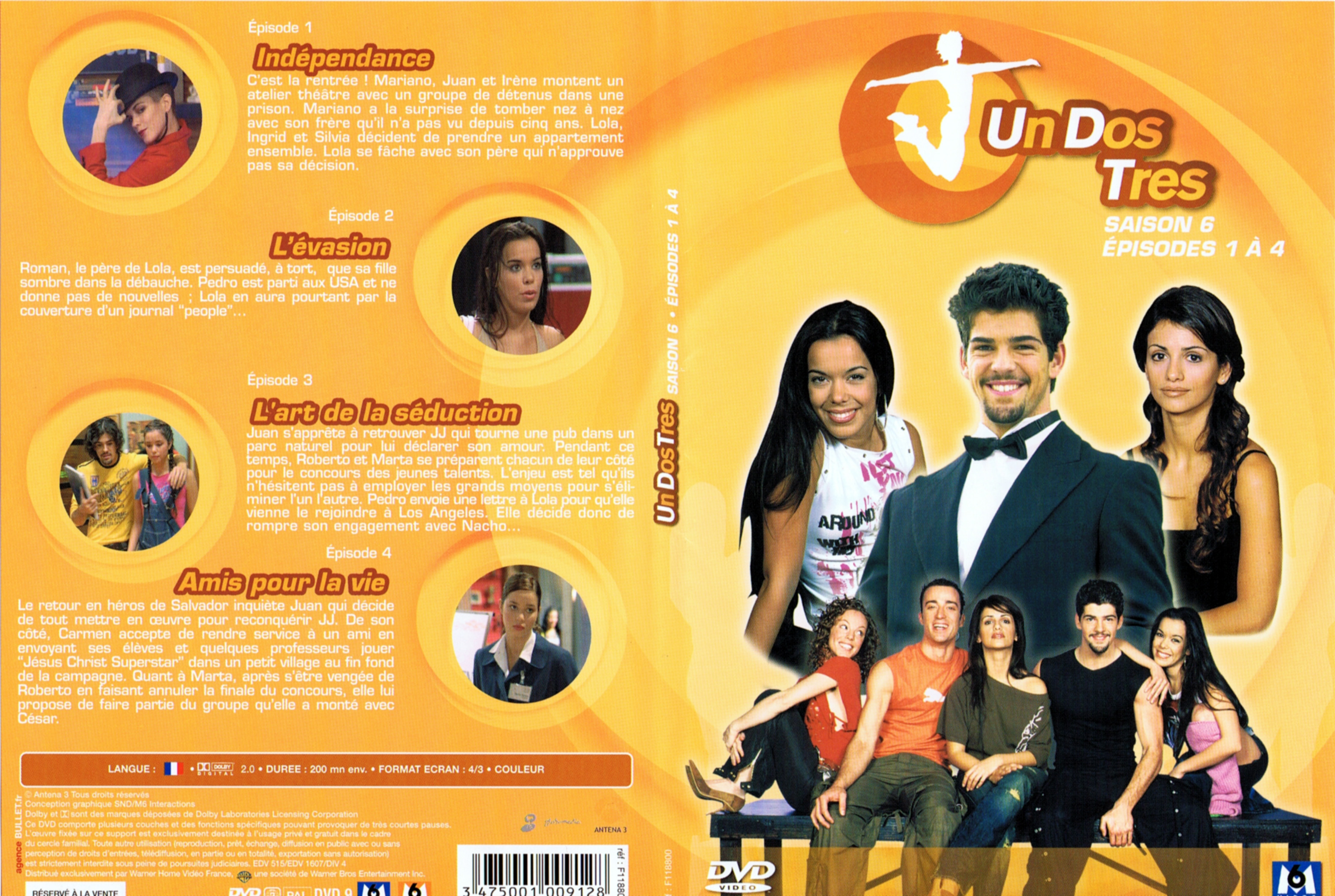 Jaquette DVD Un dos tres Saison 6 DVD 1