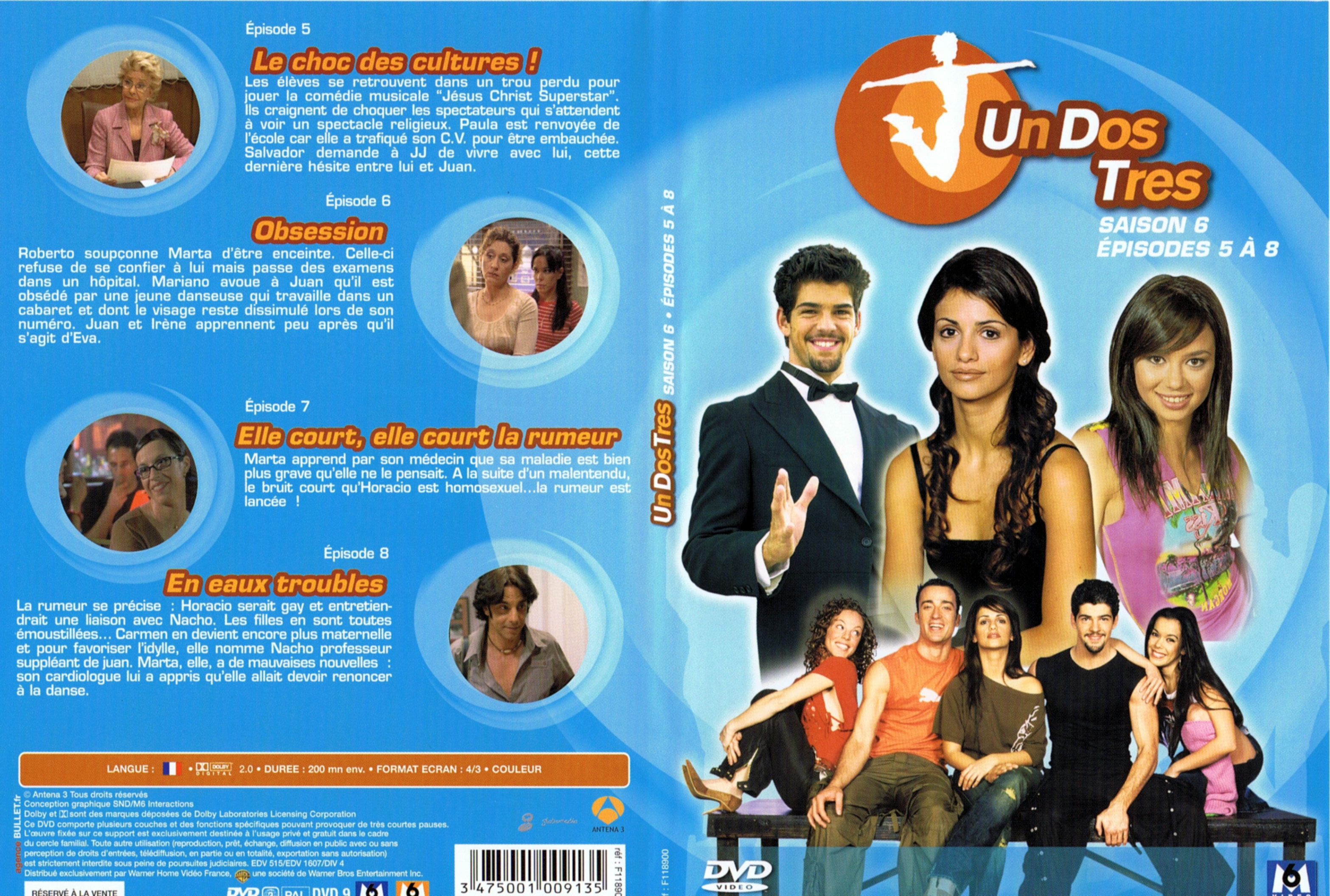 Jaquette DVD Un dos tres Saison 6 DVD 2