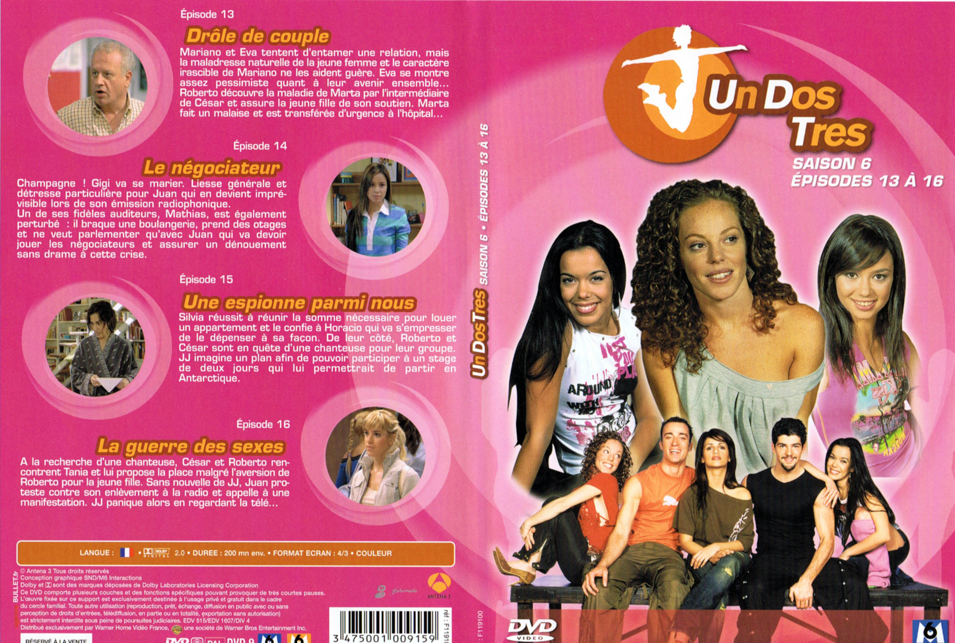 Jaquette DVD Un dos tres Saison 6 DVD 4