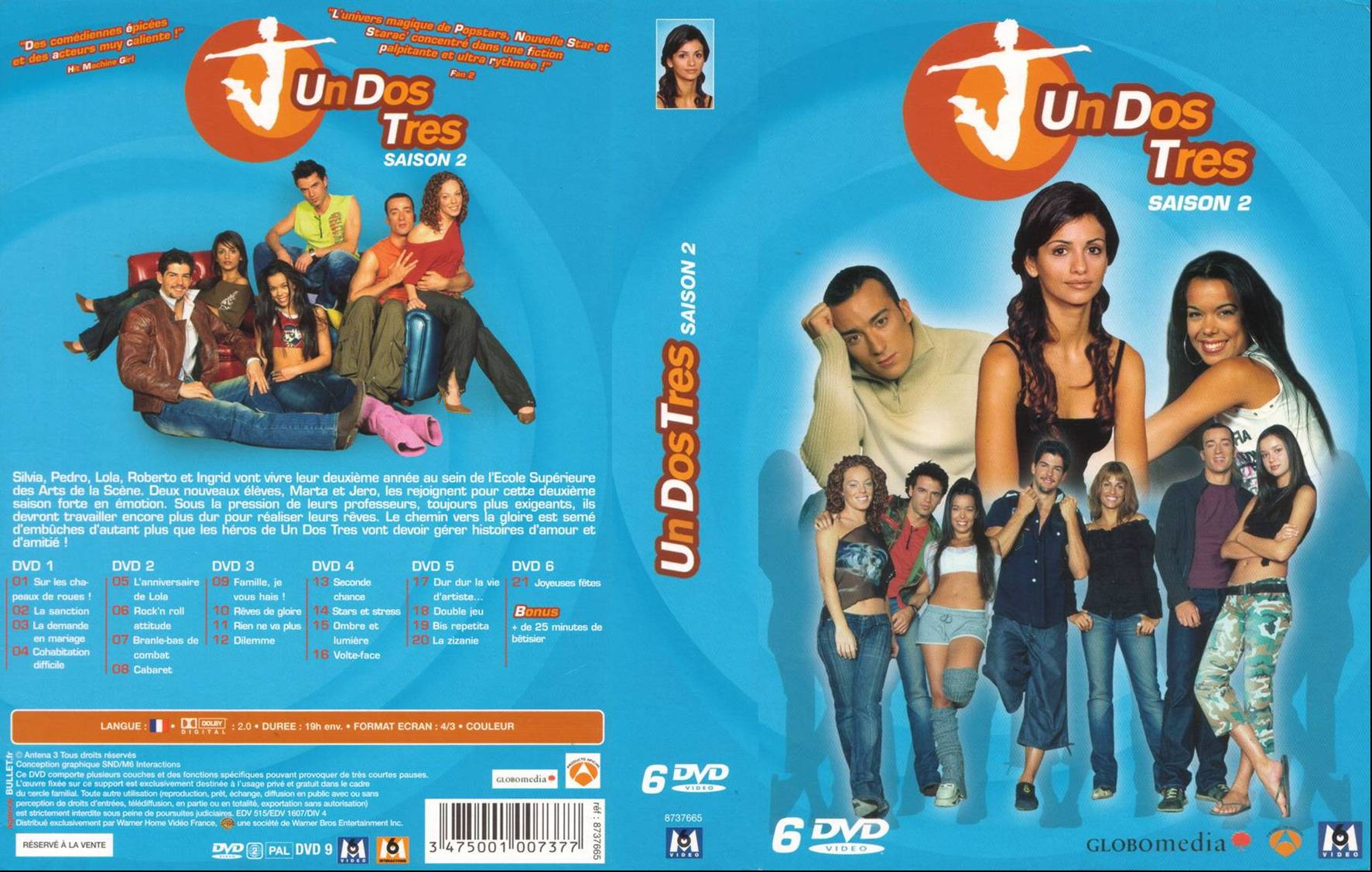 Jaquette DVD Un dos tres saison 2 COFFRET