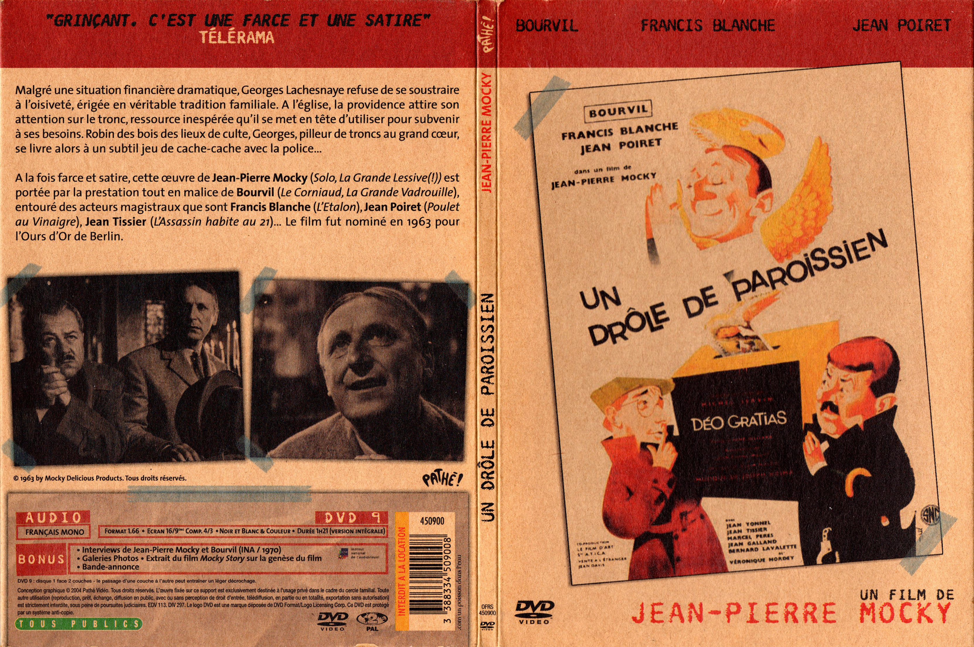 Jaquette DVD Un drole de Paroissien v3